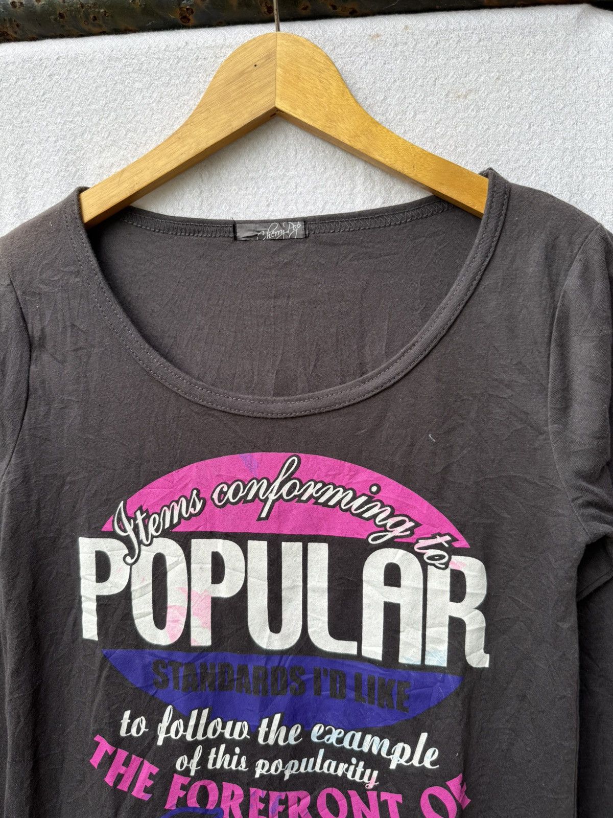 Japanese Brand Cherry pop poem longsleeve Size US XS / EU 42 / 0 - 5 Thumbnail
