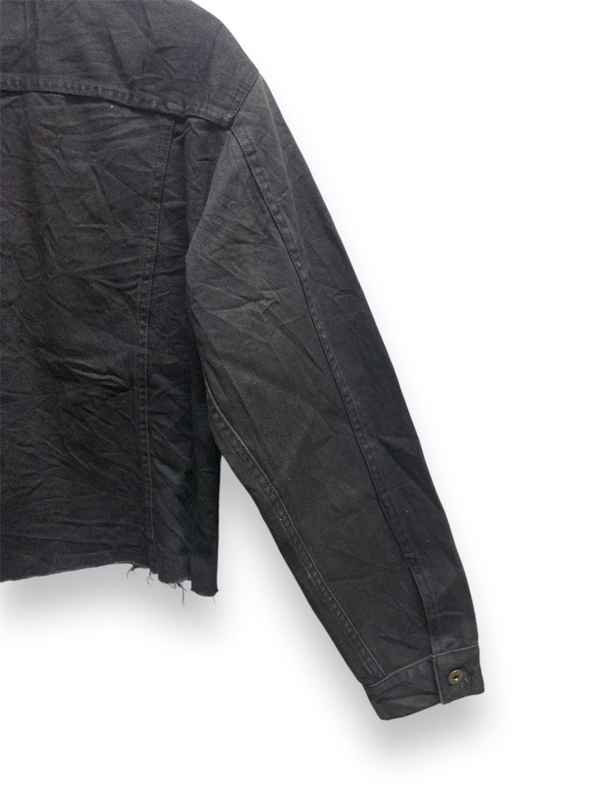 Edwin Vintage 90s EDWIN Denim Jakcet Black Size US M / EU 48-50 / 2 - 10 Thumbnail