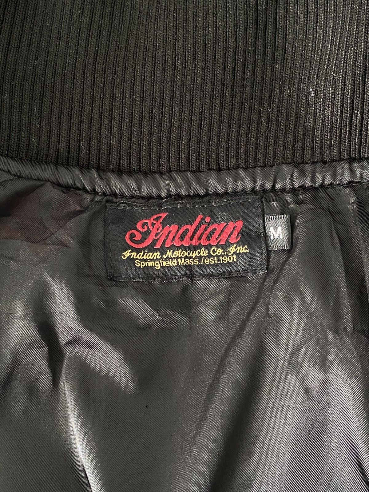 Indian Motorcycle Indian Motorcycle “Road Master” Black Stadium Jacket Size US M / EU 48-50 / 2 - 3 Thumbnail