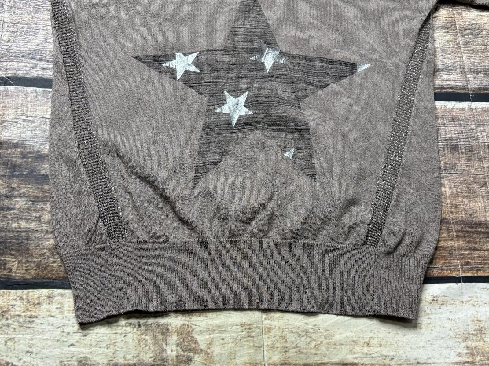 Other Venti6 Sweater Women's L Pullover Star Glitter Italy Linen Size L / US 10 / IT 46 - 6 Thumbnail