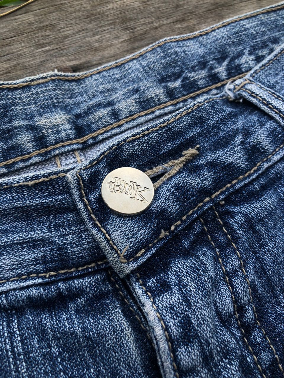 Think Skateboards Vintage Think Skateboards Wide-Leg Denim Jorts Size US 31 - 5 Thumbnail