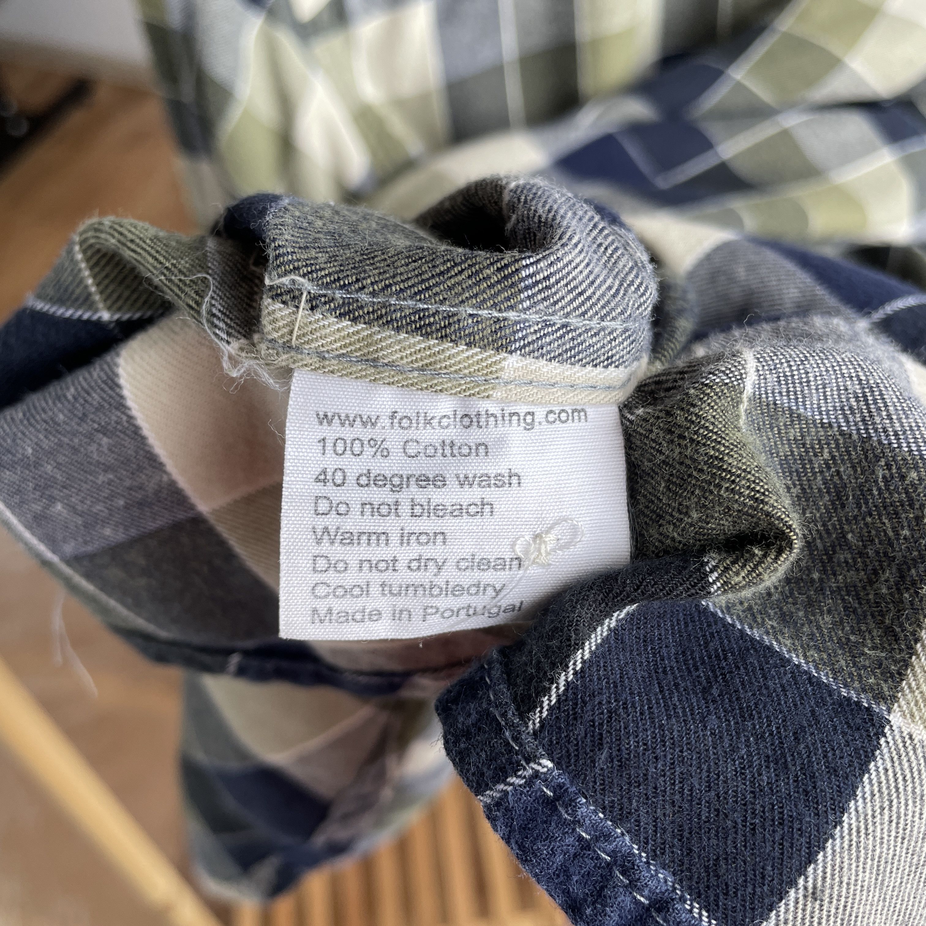 Folk Folk Check Flannel Shirt Size 4 Size US L / EU 52-54 / 3 - 6 Thumbnail