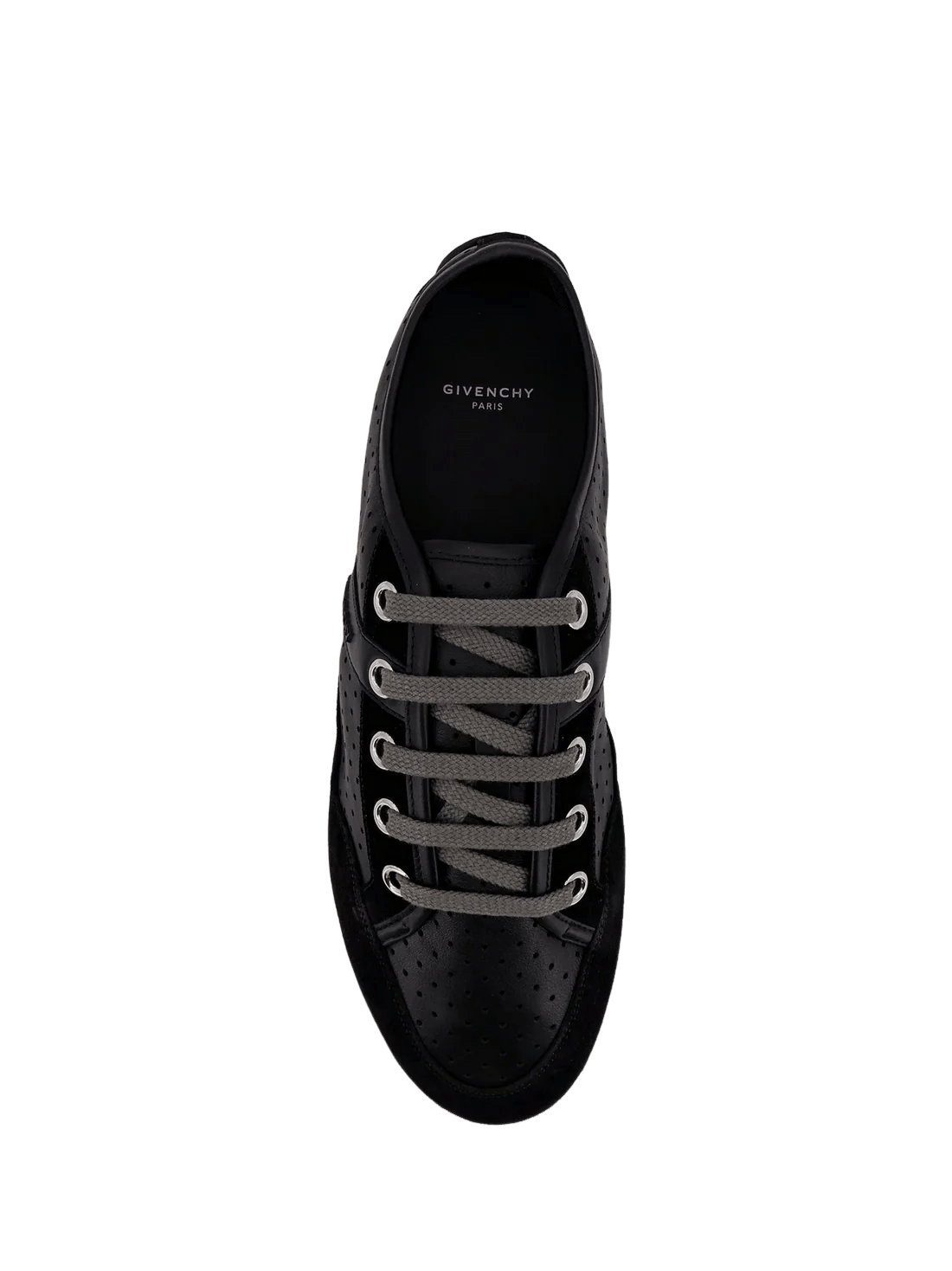 Givenchy GIVENCHY Slim Black Leather/Suede Sneakers New Size US 8.5 / EU 41-42 - 5 Thumbnail