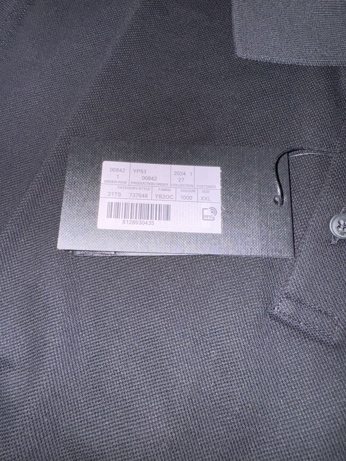 Saint Laurent Paris × Yves Saint Laurent Cassandre YSL Monogram Logo Short Sleeve Polo Size US M / EU 48-50 / 2 - 5 Thumbnail