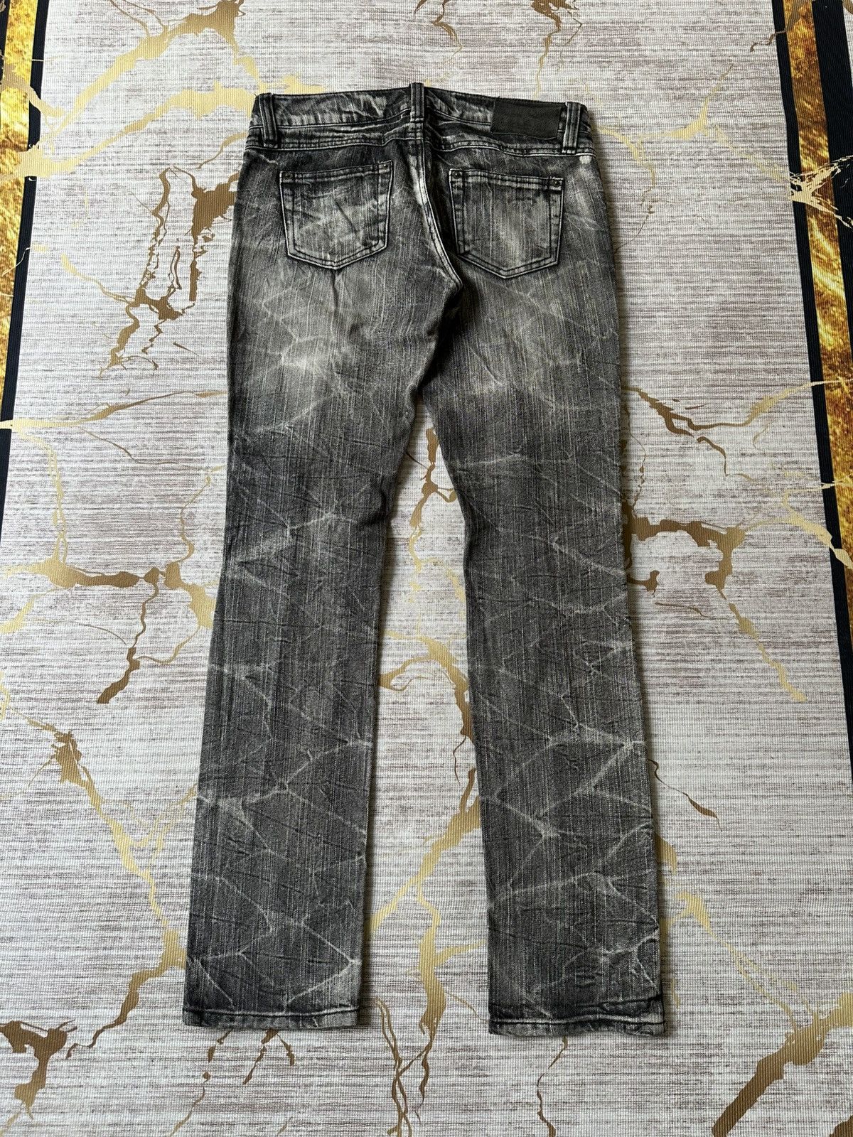 Japanese Brand CHU XXX Distressed Claw Marks Design Denim Size US 30 / EU 46 - 3 Thumbnail