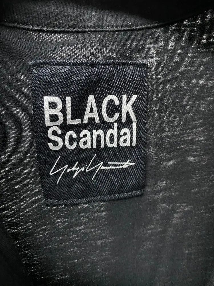 Yohji Yamamoto Yohji Yamamoto pour homme black scandal tee-2505 Size US L / EU 52-54 / 3 - 7 Thumbnail