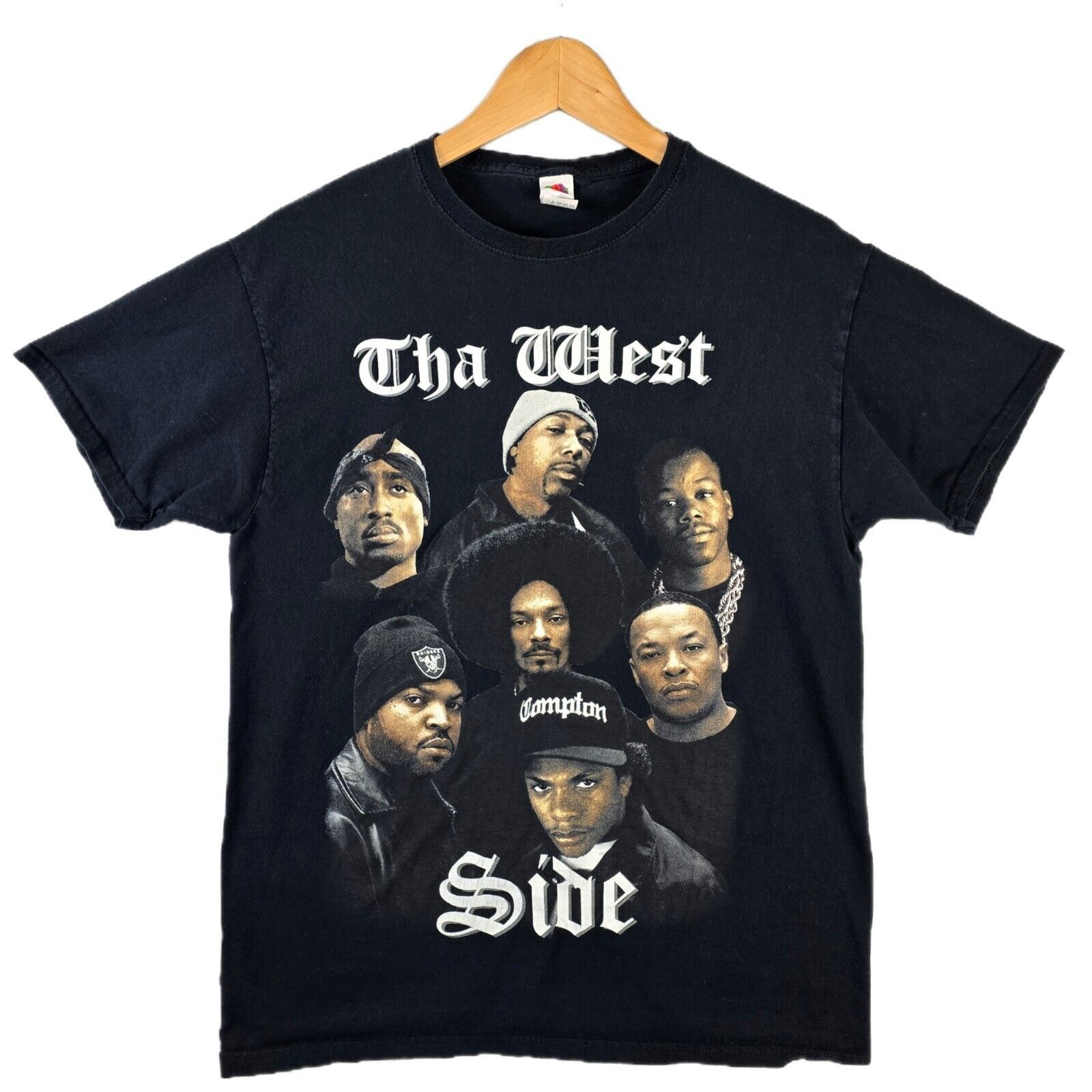 Fruit Of The Loom Tha West Side Shirt Medium Tupac Snoop Dogg Eazy E Ice Cube Size US M / EU 48-50 / 2 - 1 Thumbnail