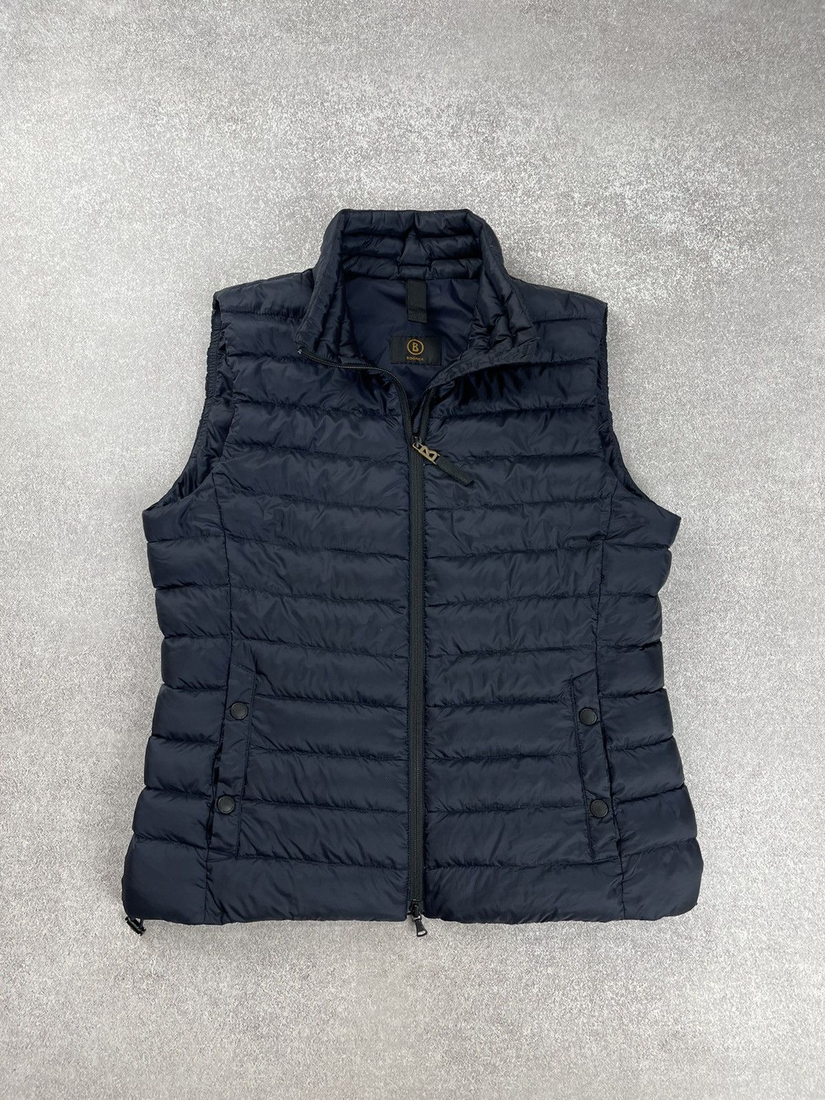 Bogner Womens Bogner Duck Down Vest Navy Size US 10 Size L / US 10 / IT 46 - 1 Thumbnail