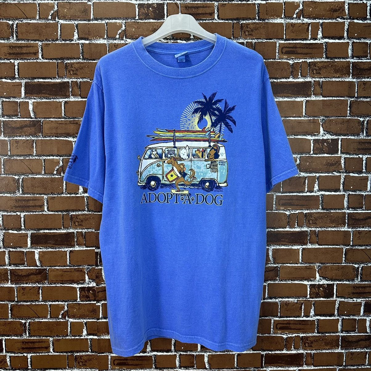Sun Surf Vintage Crazy Shirts Back Heat Adopt A Dog Surfing A834 Size US M / EU 48-50 / 2 - 1 Thumbnail
