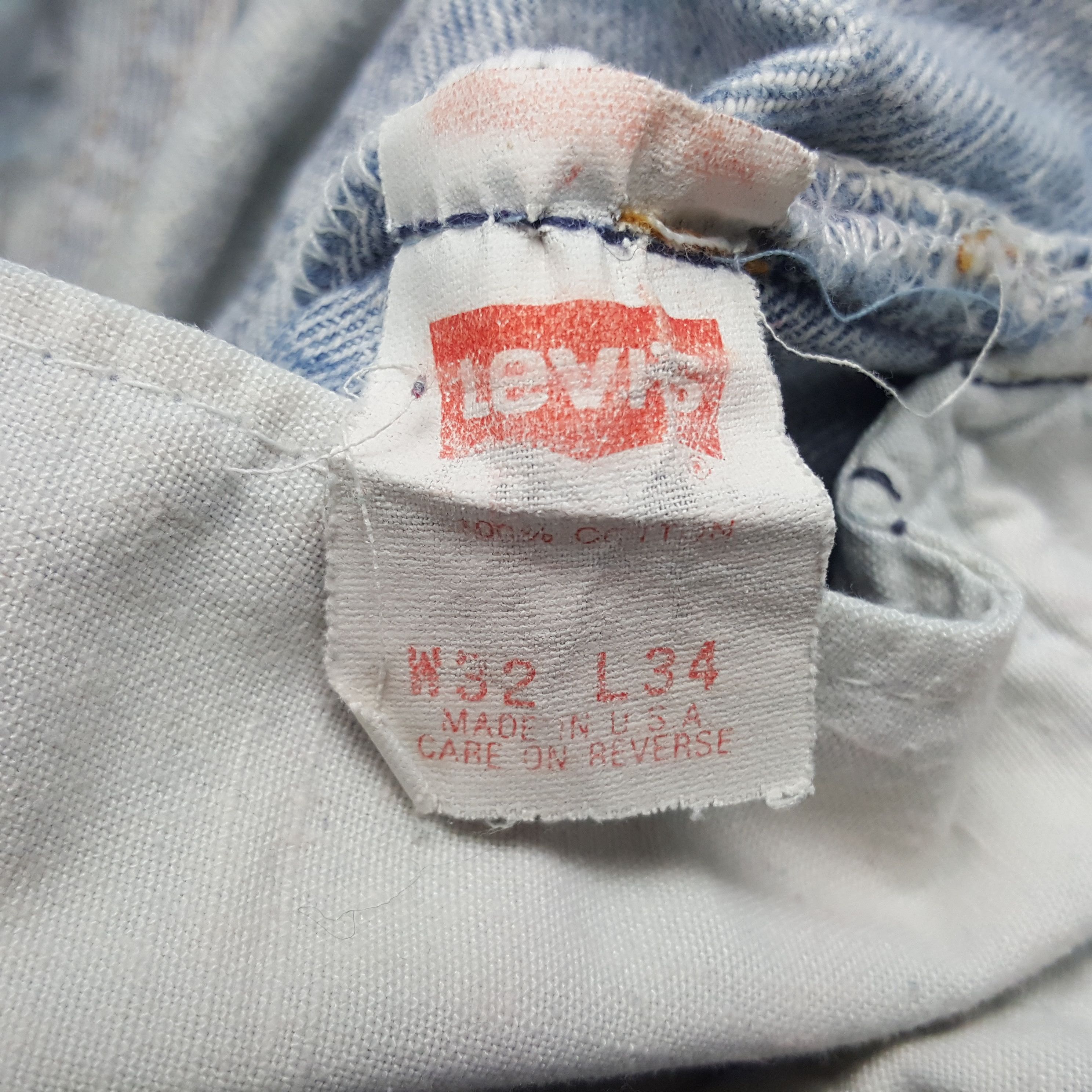 Levi's × Vintage Vintage Levi's 501 Distressed Style Denim Jeans Size US 30 / EU 46 - 14 Thumbnail