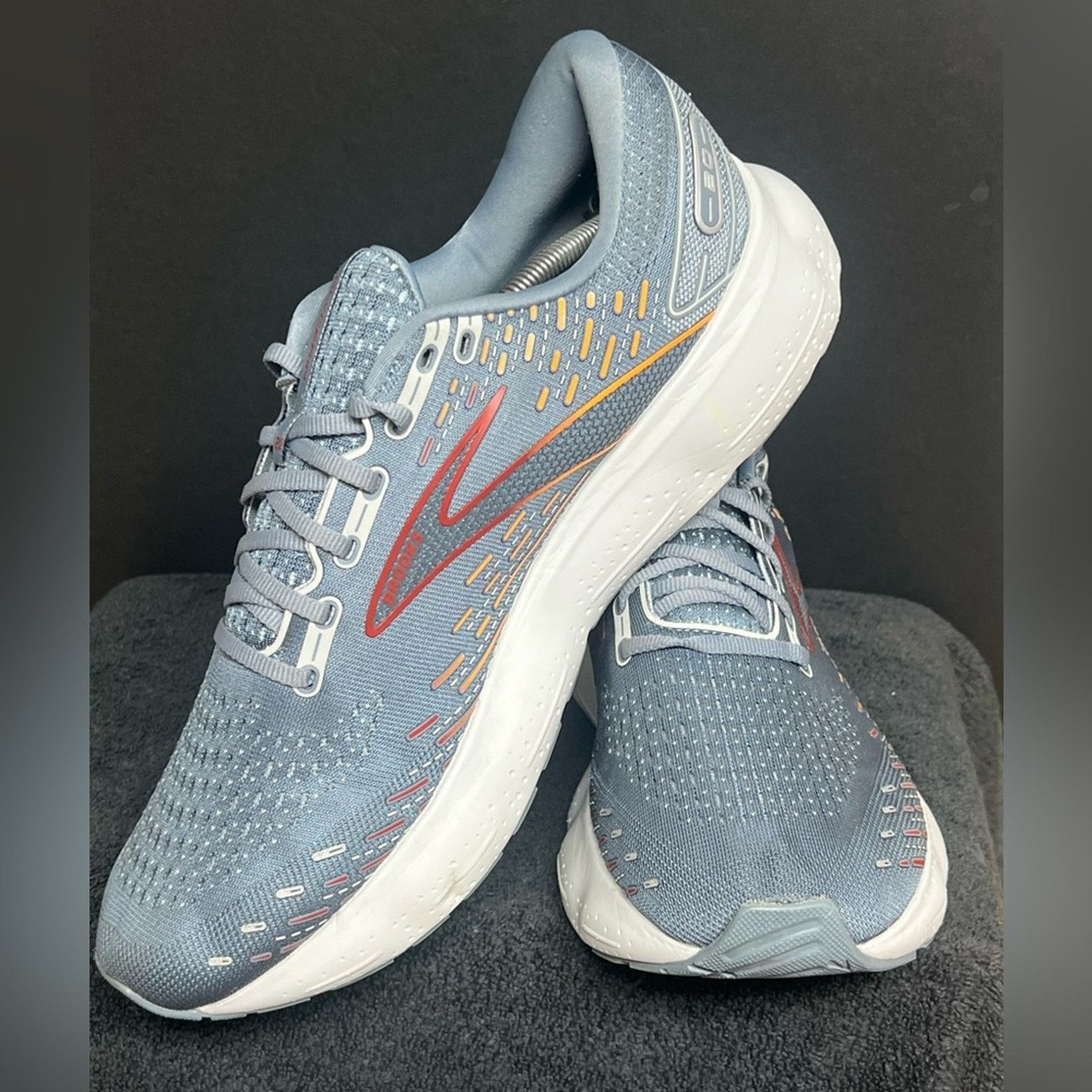 Brooks Brooks Glycerin GTS 20 Mens 13 Shoes Gray Running Sneaker Size US 13 / EU 46 - 3 Thumbnail