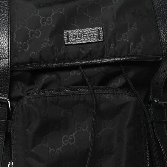 Gucci GUCCI GG NYLON MONOGRAM MEDIUM LIGHT BUCKLE BACKPACK Size ONE SIZE - 11 Thumbnail