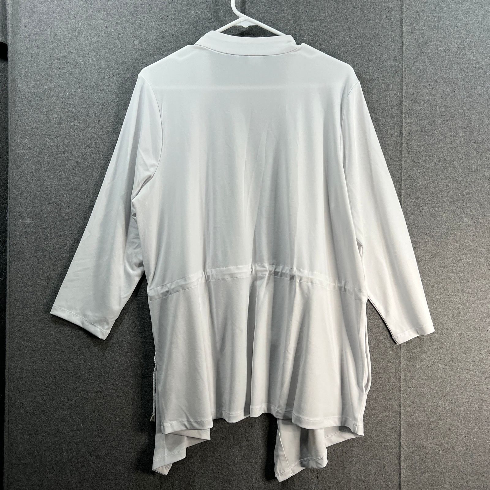 Other Every Day by Susan Graver Liquid Knit Anorak Size L / US 10 / IT 46 - 2 Thumbnail