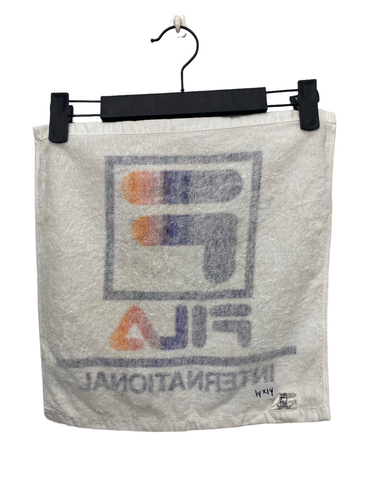 Fila VINTAGE FILA Japan Face / Hand Towel handkerchief Size ONE SIZE - 2 Thumbnail