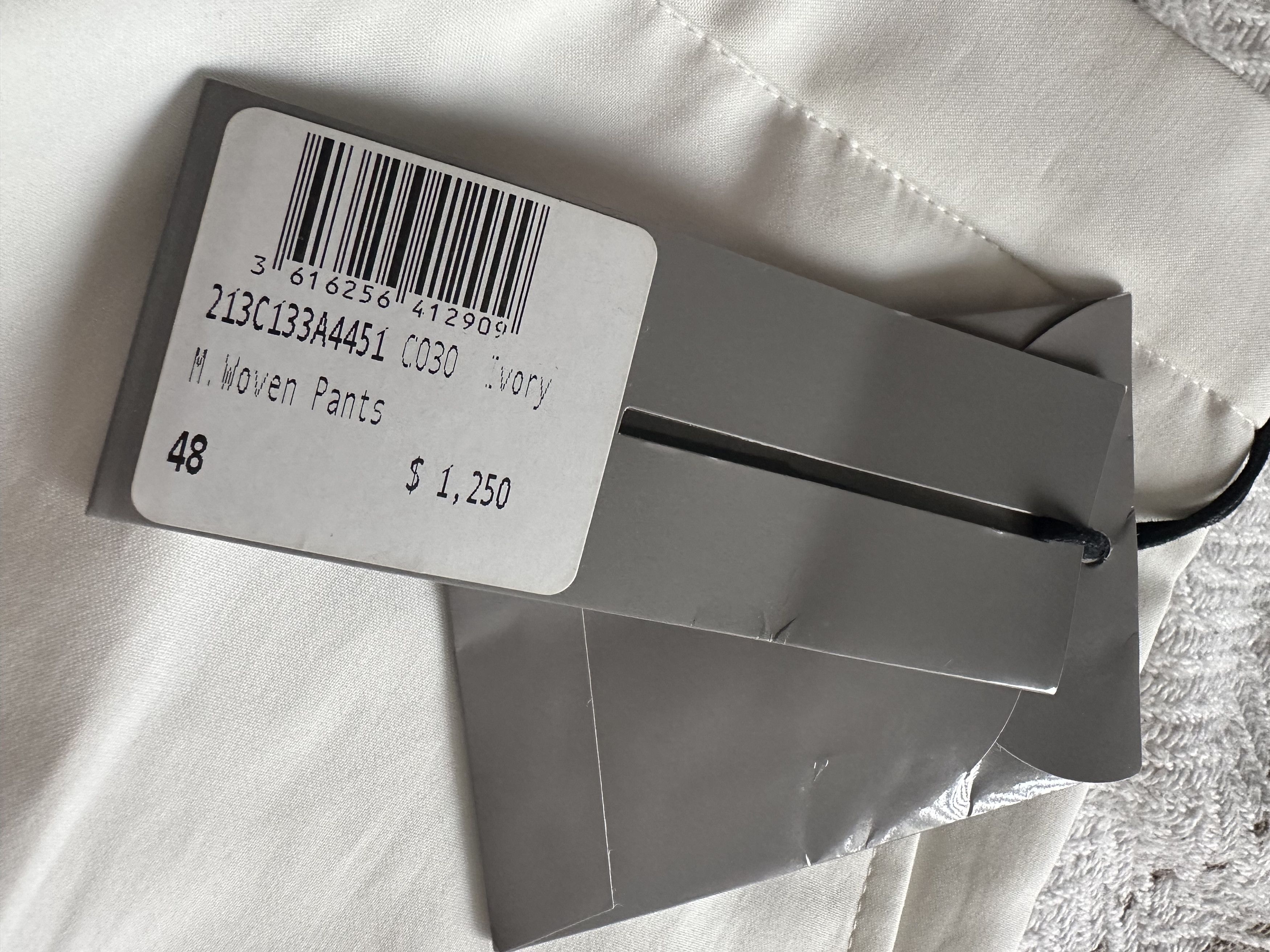 Dior Dior Homme Ivory Ankle Slit Pants Size US 32 / EU 48 - 3 Thumbnail