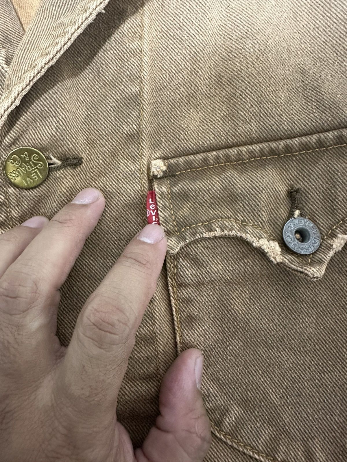 Levi's × Levi's Vintage Clothing × Vintage Vintage Levi’s Chore Jacket Workwear Design Faded Style Size US M / EU 48-50 / 2 - 6 Thumbnail