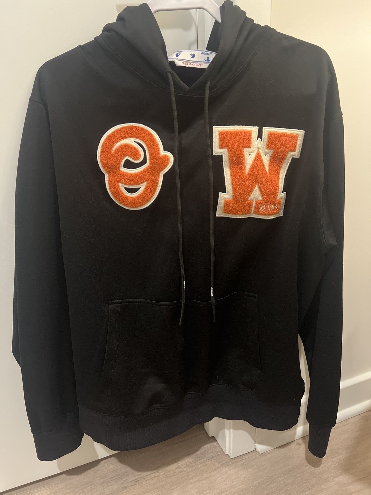 Off-White Off-White Logo Patch Hoodie Size US XL / EU 56 / 4 - 1 Thumbnail