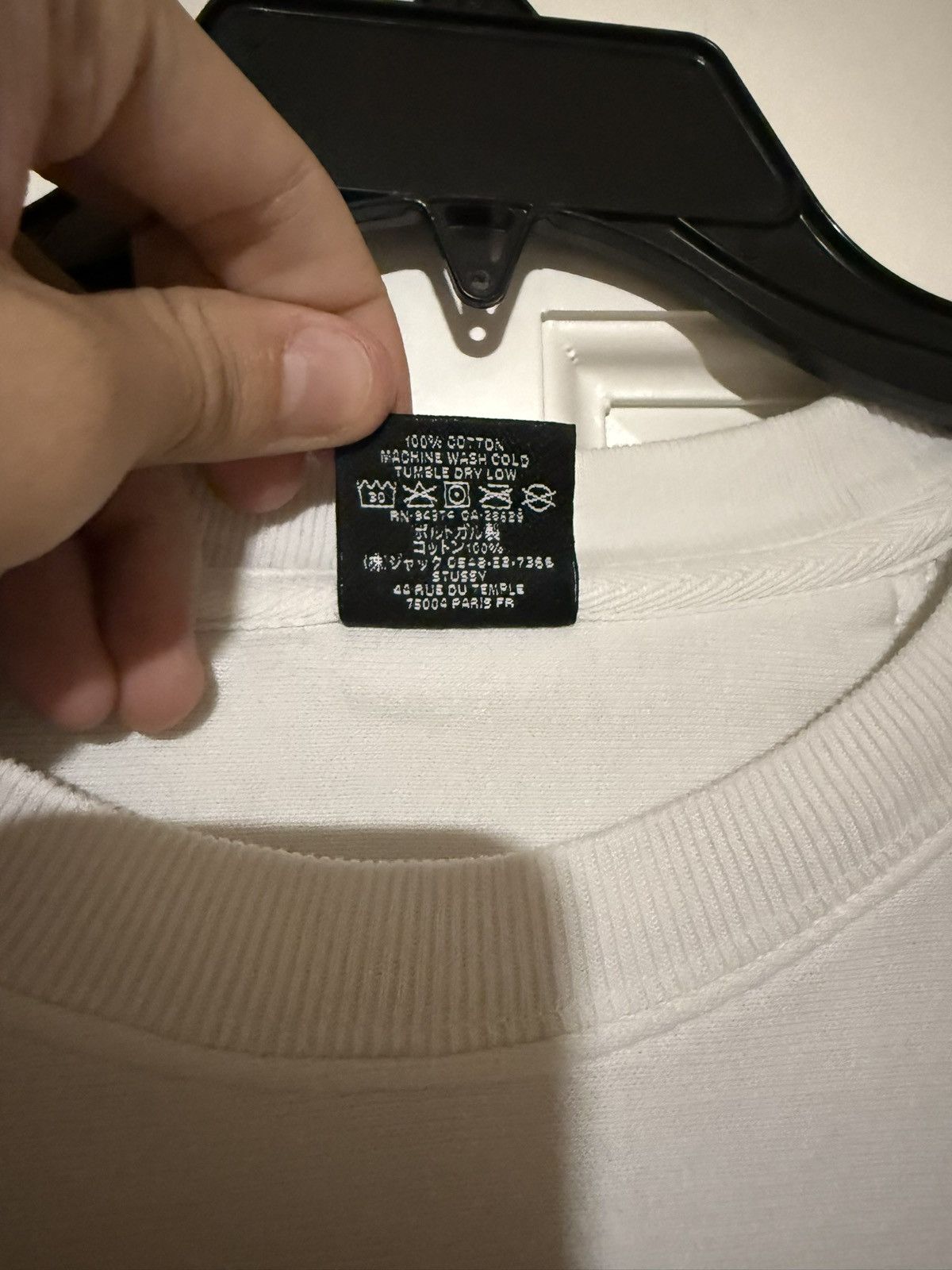 Stussy Stussy White Basic Logo Crewneck Size US M / EU 48-50 / 2 - 4 Thumbnail
