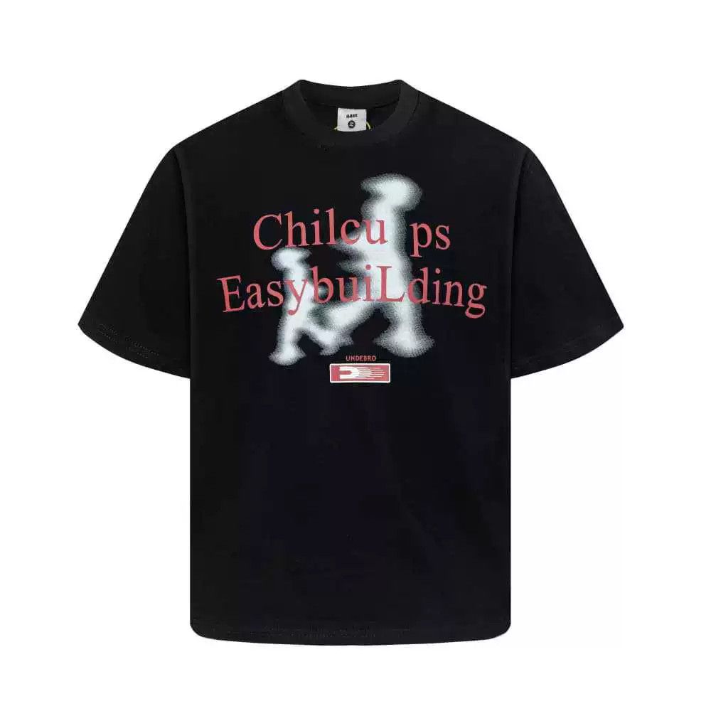 Vintage Hip-hop men's loose casual silhouette print T-shirt Size US M / EU 48-50 / 2 - 1 Thumbnail