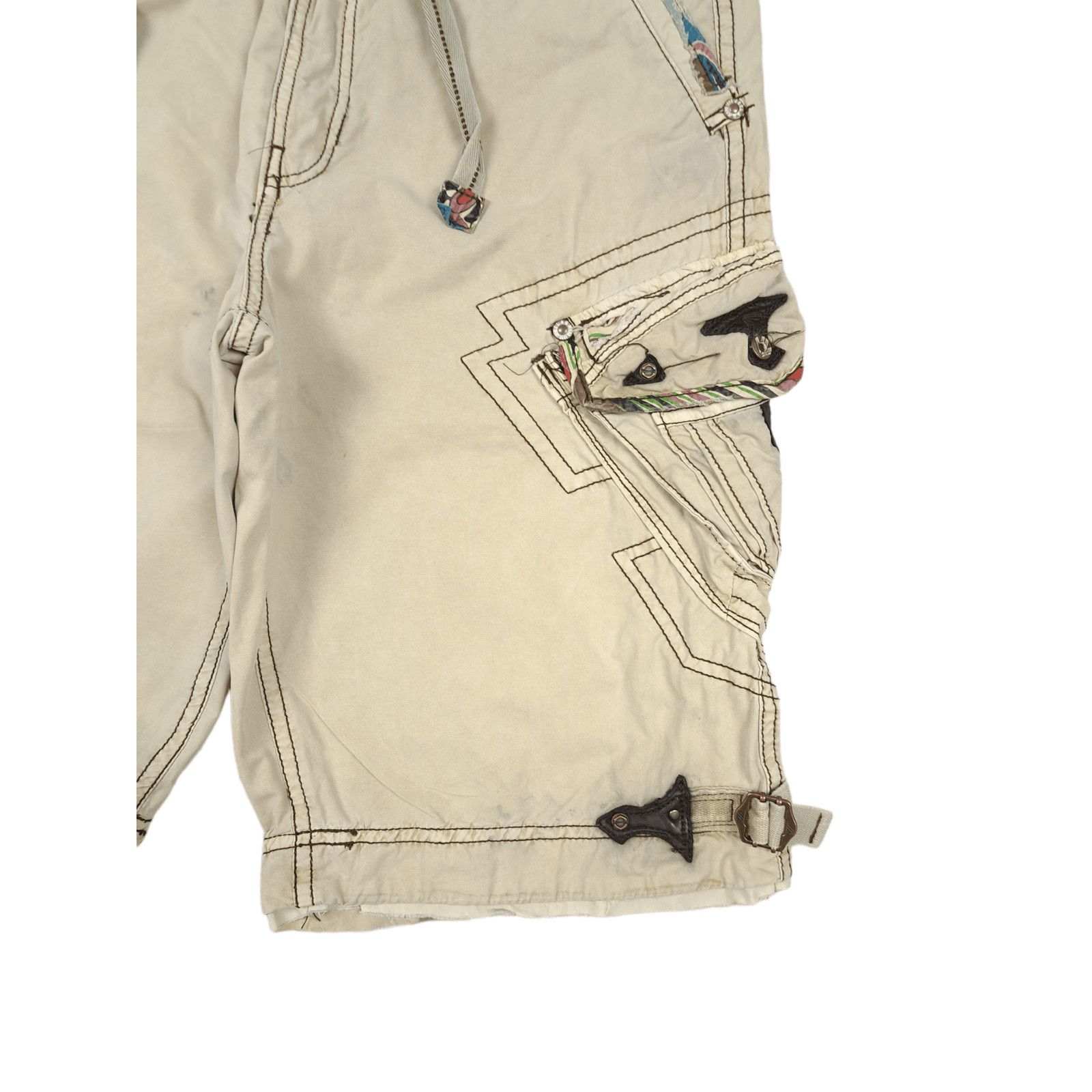 Jet Lag × Vintage 💎 Vintage Jet Lag Y2K Cargo Tactical Japanese Shorts Size US 36 / EU 52 - 4 Thumbnail