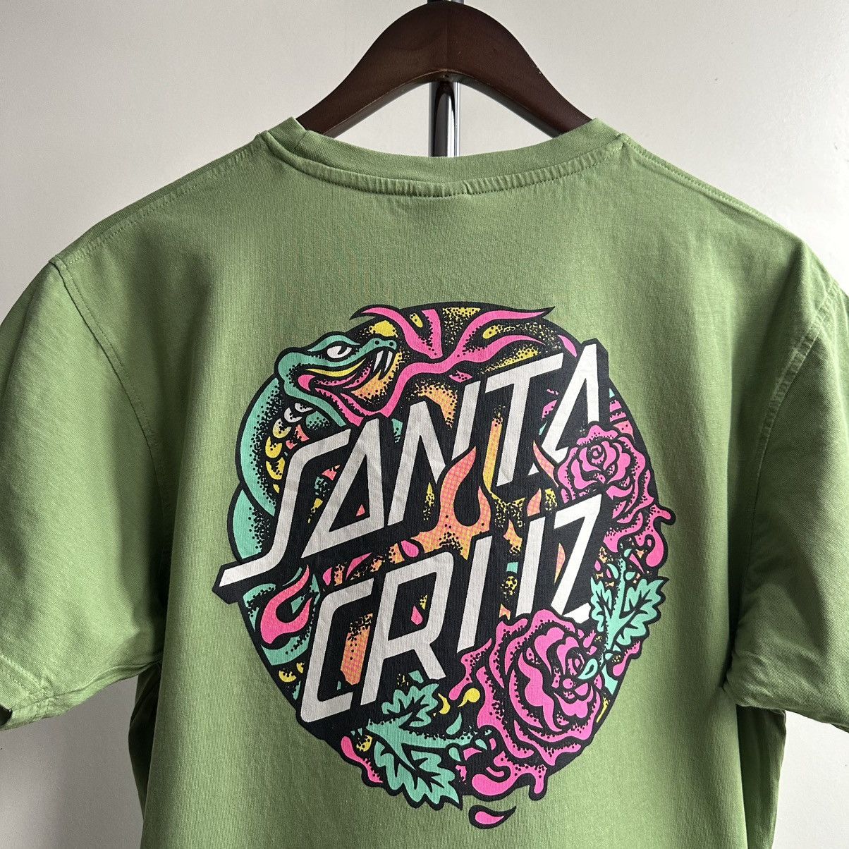 Santa Cruz Skateboards × Vintage VINTAGE SANTA CRUZ BIG LOGO TEE Size US M / EU 48-50 / 2 - 2 Thumbnail