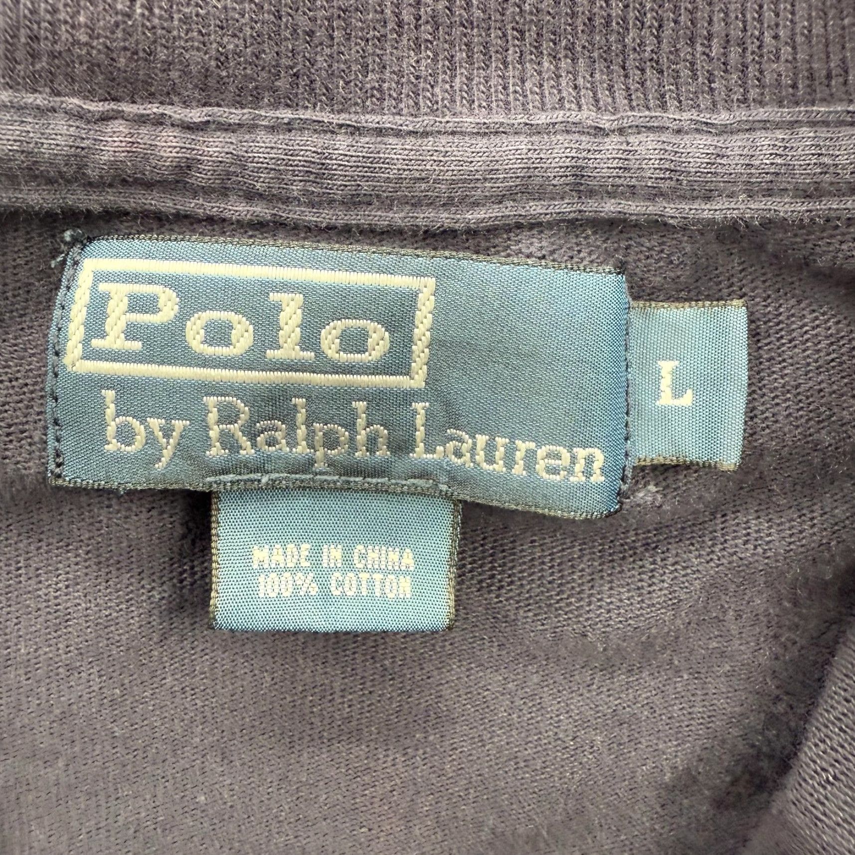 Polo Ralph Lauren Polo Ralph Lauren Pullover Sweater Mens Large 1/4 Zip Mock Neck Elbow Patch Knit Cotton Navy Blue Casual Active Wear Size US L / EU 52-54 / 3 - 3 Thumbnail