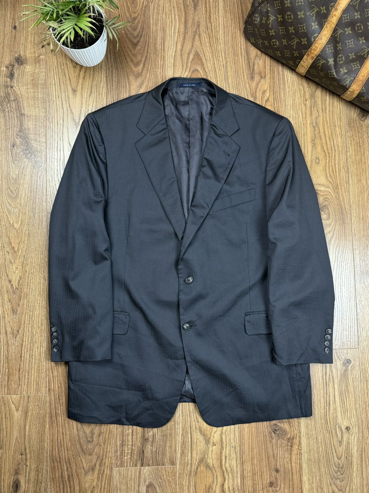 Loro Piana Vintage wool blazer Loro Piana Italy original luxury item Size 46R - 1 Thumbnail