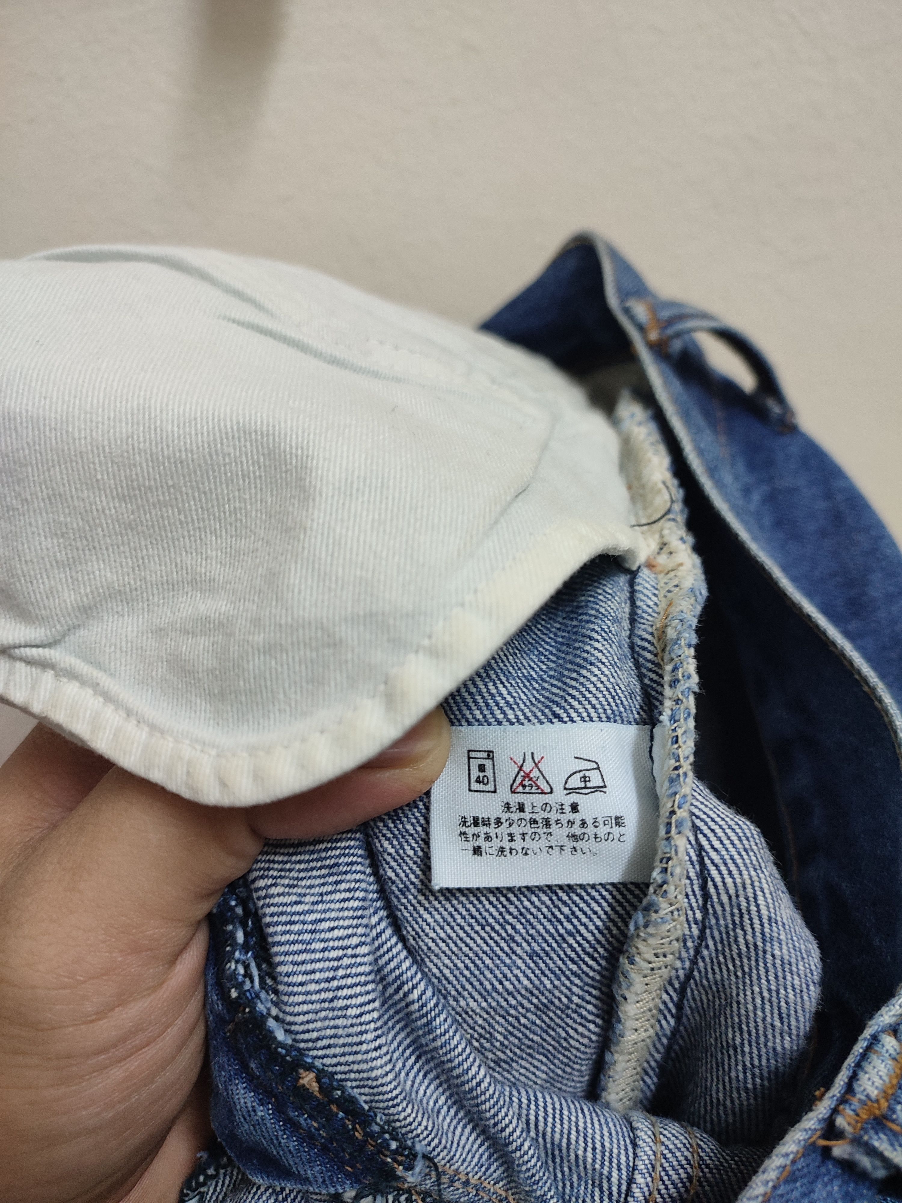 Blue Blue Japan Vintage Blue Blue Japan x H.R.Market Straight Cut Jeans Size US 30 / EU 46 - 15 Thumbnail