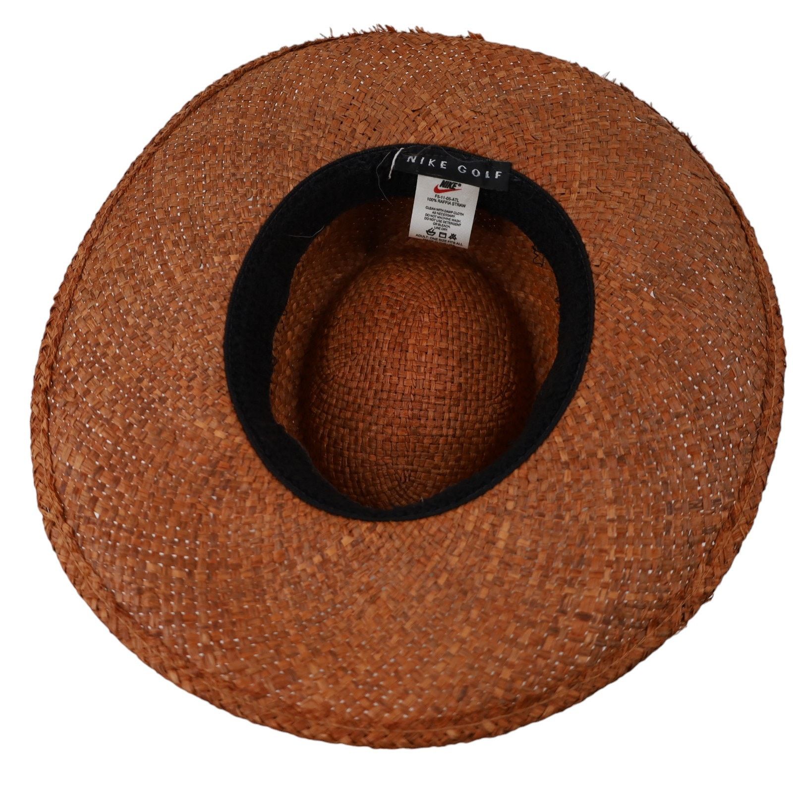 Nike × Vintage Vintage 90s Nike Golf Straw Hat Size ONE SIZE - 6 Thumbnail
