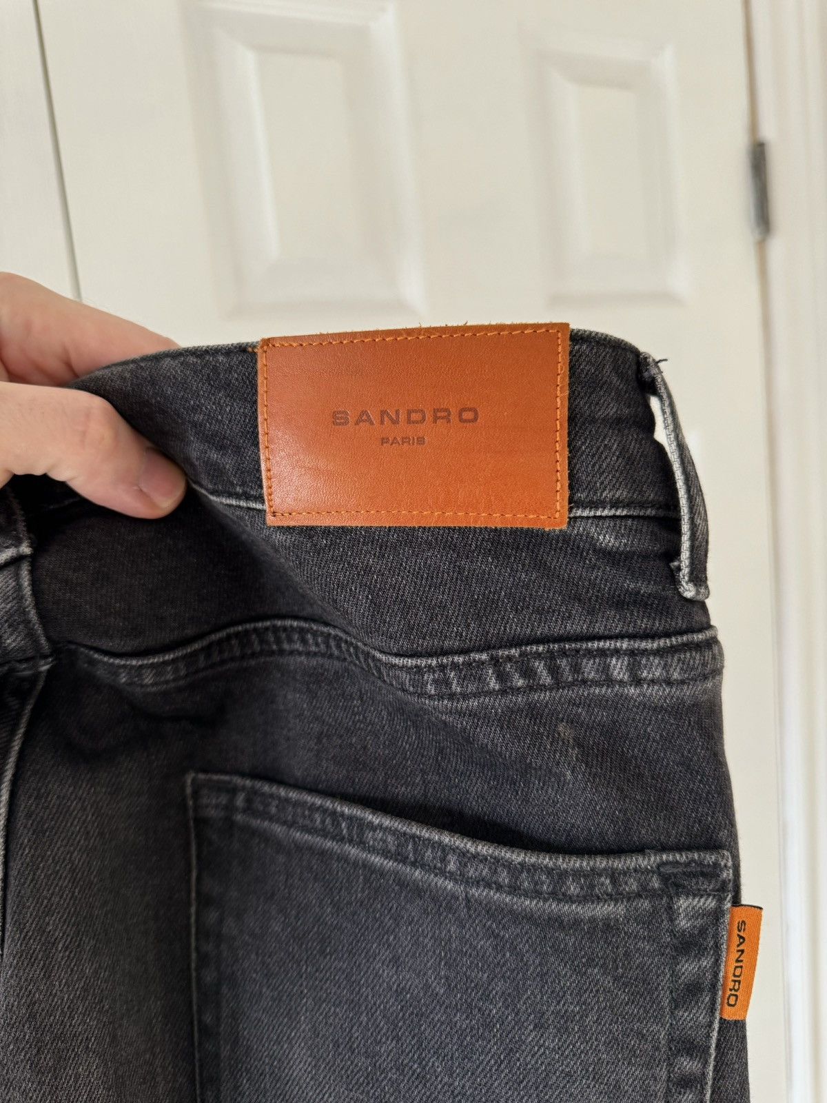 Sandro Sandro Straight Leg Denim Size US 31 - 5 Thumbnail