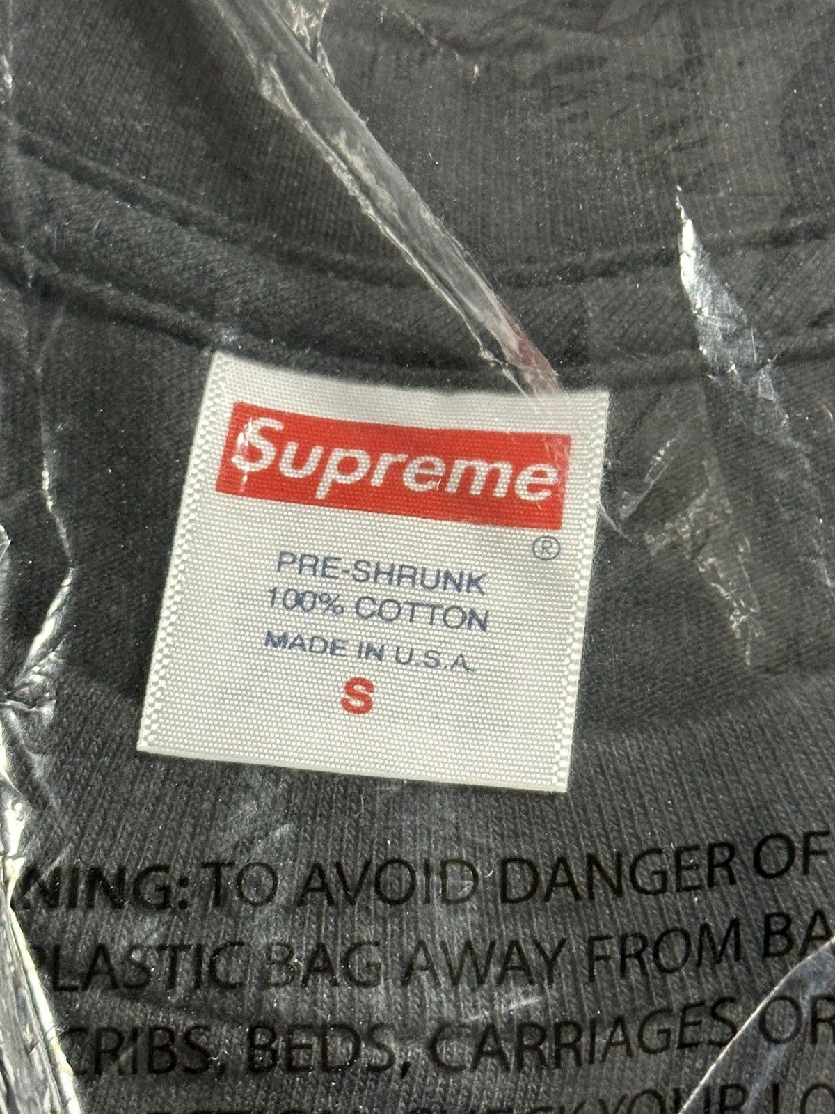 Supreme Supreme Pound Tee - Black - S - FW23 Size US S / EU 44-46 / 1 - 5 Thumbnail