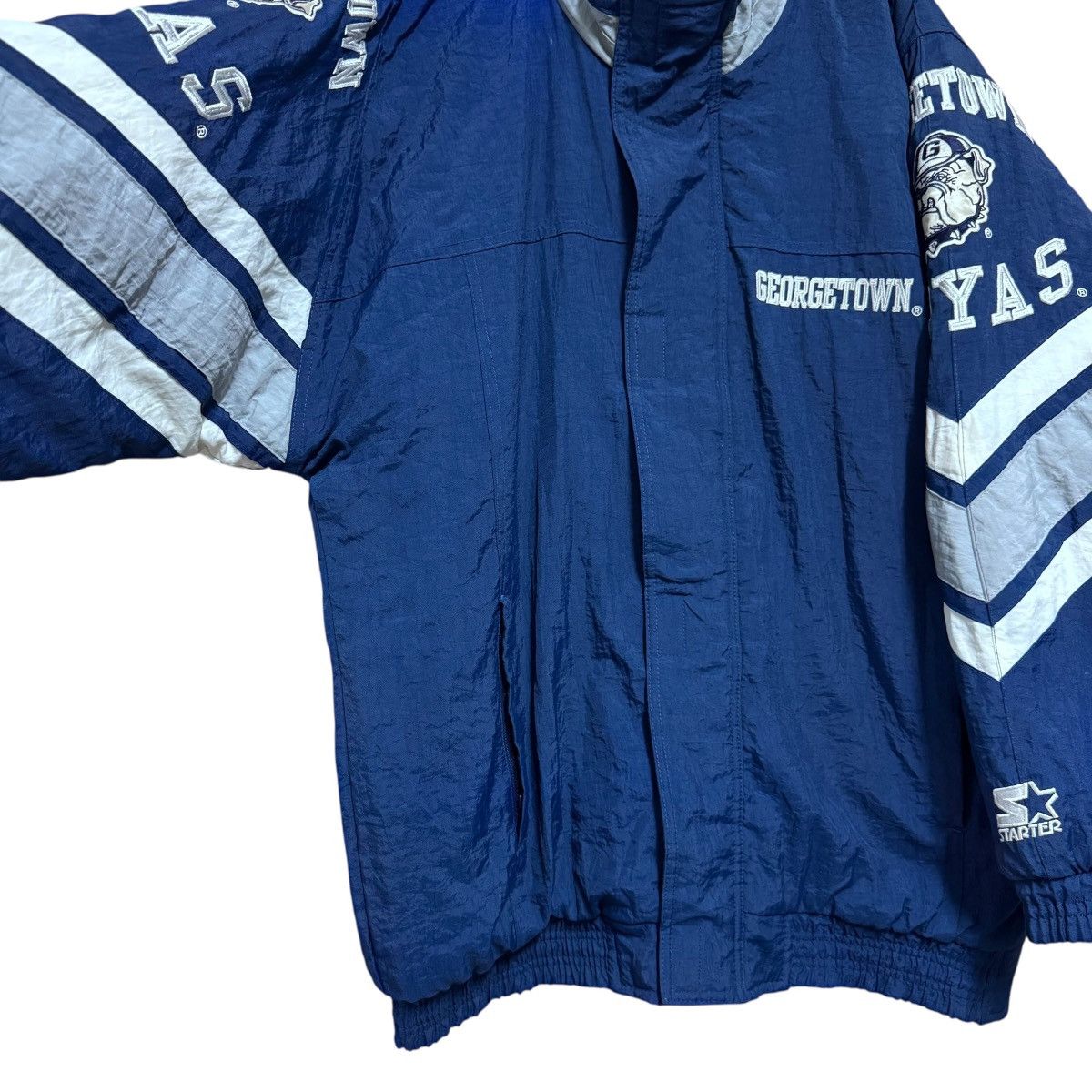 MLB Vintage 90s Starter MLB Georgetown Hoyas Padded Jacket Size US XL / EU 56 / 4 - 5 Thumbnail