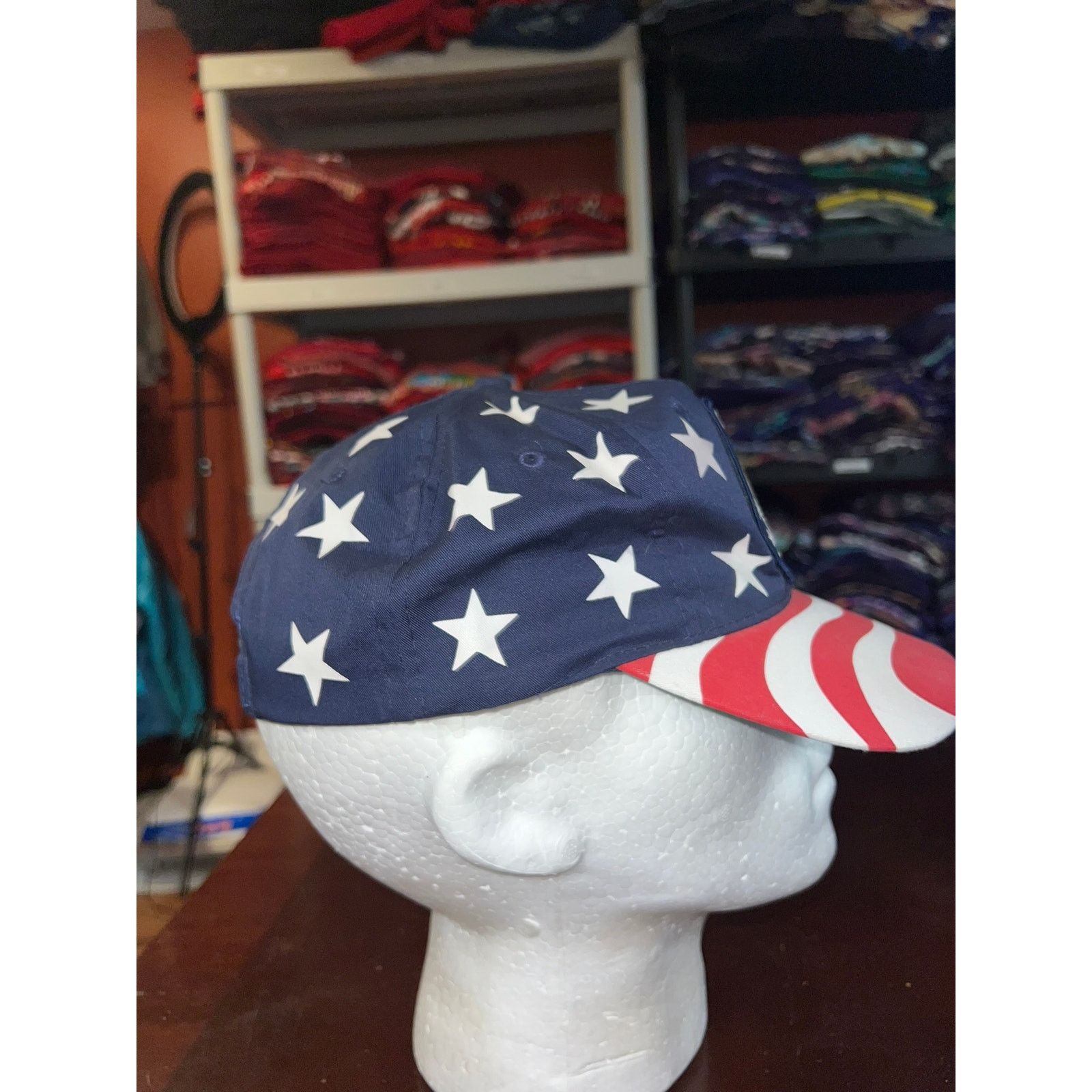Vintage Vintage America Hat Washington DC USA United States Flag Cap Size ONE SIZE - 6 Thumbnail