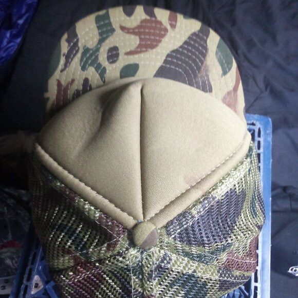 Other DS Vintage Aim For Profits Camouflage Snap Trucker Hat Cap Size ONE SIZE - 4 Thumbnail