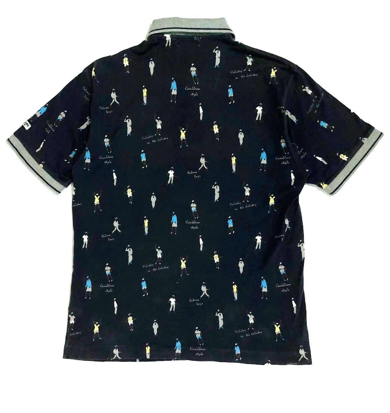 Designer × Japanese Brand × Kensho Abe Vintage Kensho Abe Golf Monogram Polo Size US M / EU 48-50 / 2 - 2 Thumbnail
