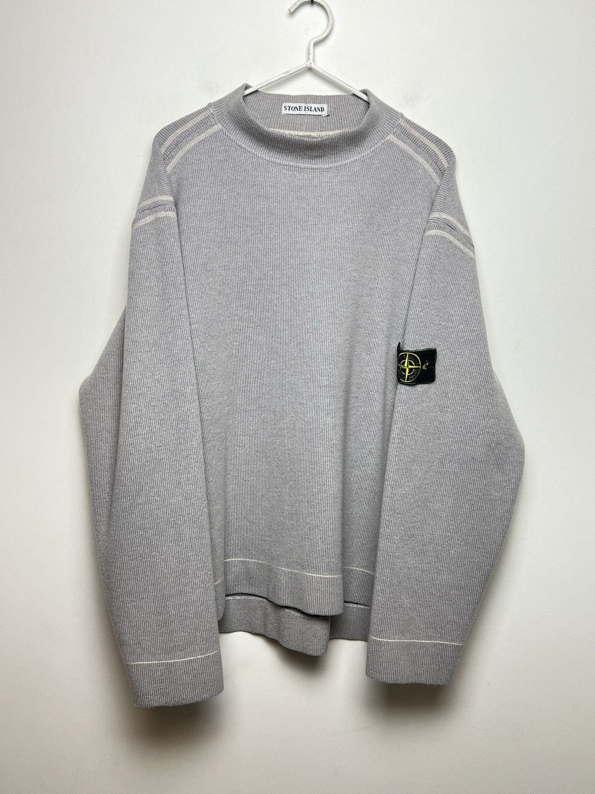 Stone Island stone island 1999 crewneck ribbed sweater archive Size US XL / EU 56 / 4 - 15 Thumbnail
