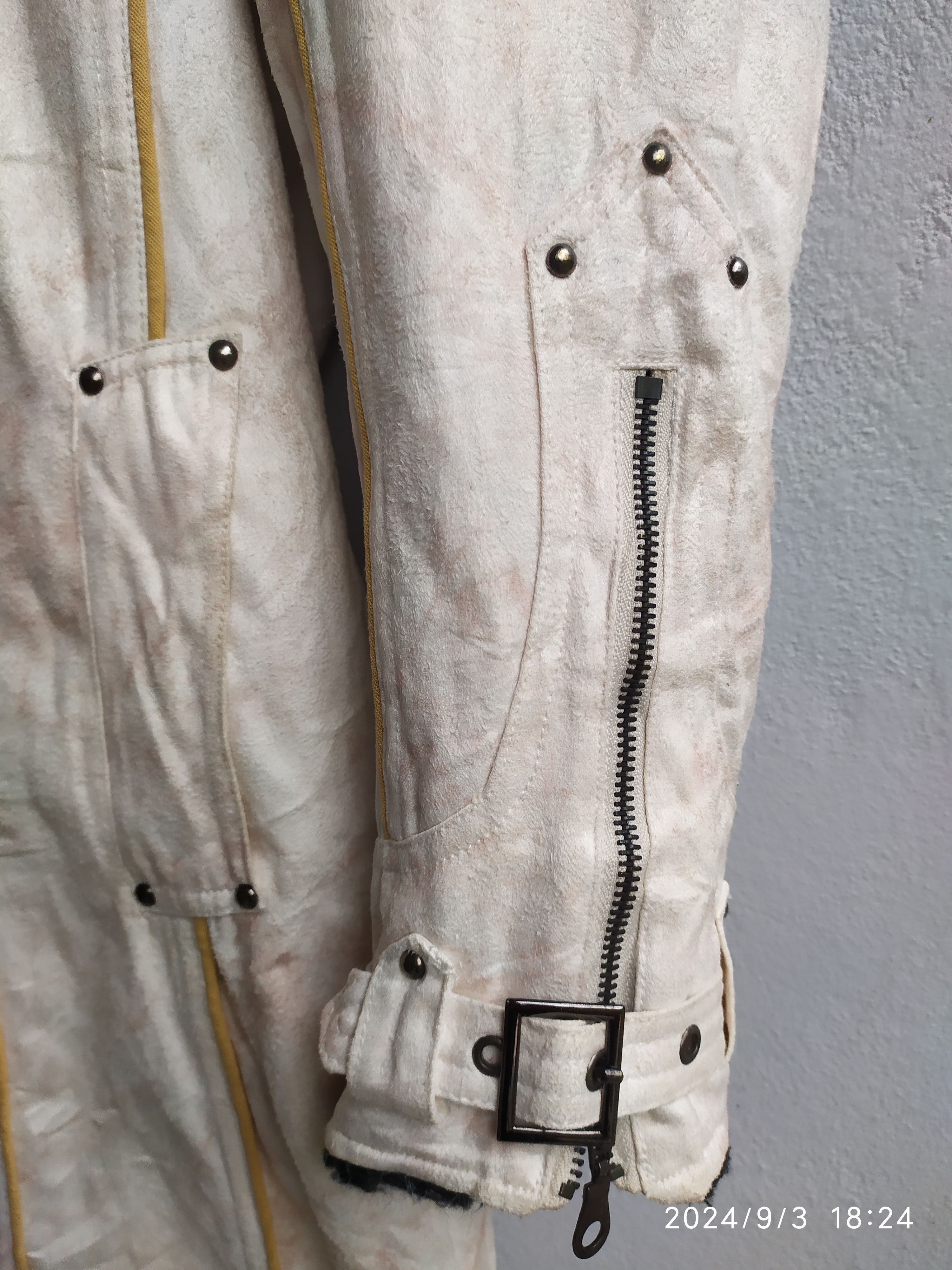 If Six Was Nine × Japanese Brand × Le Grande Bleu (L.G.B.) IN THE ATTIC Japanese Brand Fur Biker Jacket Rare Design Size US M / EU 48-50 / 2 - 3 Thumbnail
