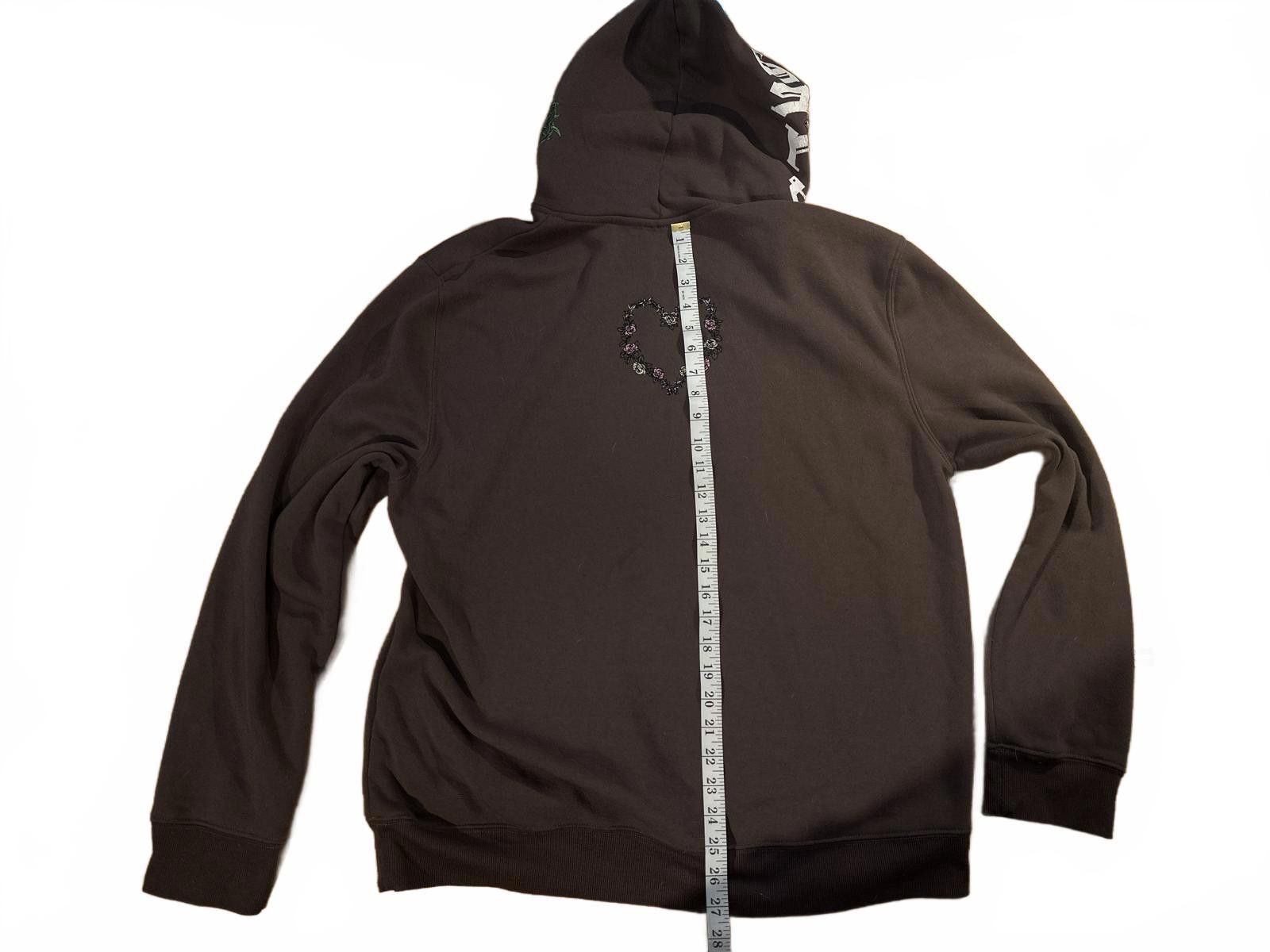 Members Only Members Only - Brown Flowers & Skulls Embroidered Size XL Size XL / US 12-14 / IT 48-50 - 5 Thumbnail