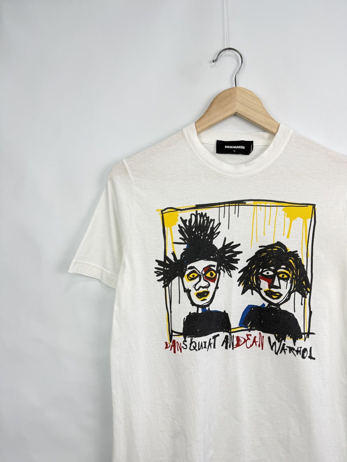 Andy Warhol × Dsquared2 × Jean-Michel Basquiat 🇮🇹 Y2K Dsquared2 Andy Warhol Jean Michael Basquiat T-Shirt Size US L / EU 52-54 / 3 - 3 Thumbnail