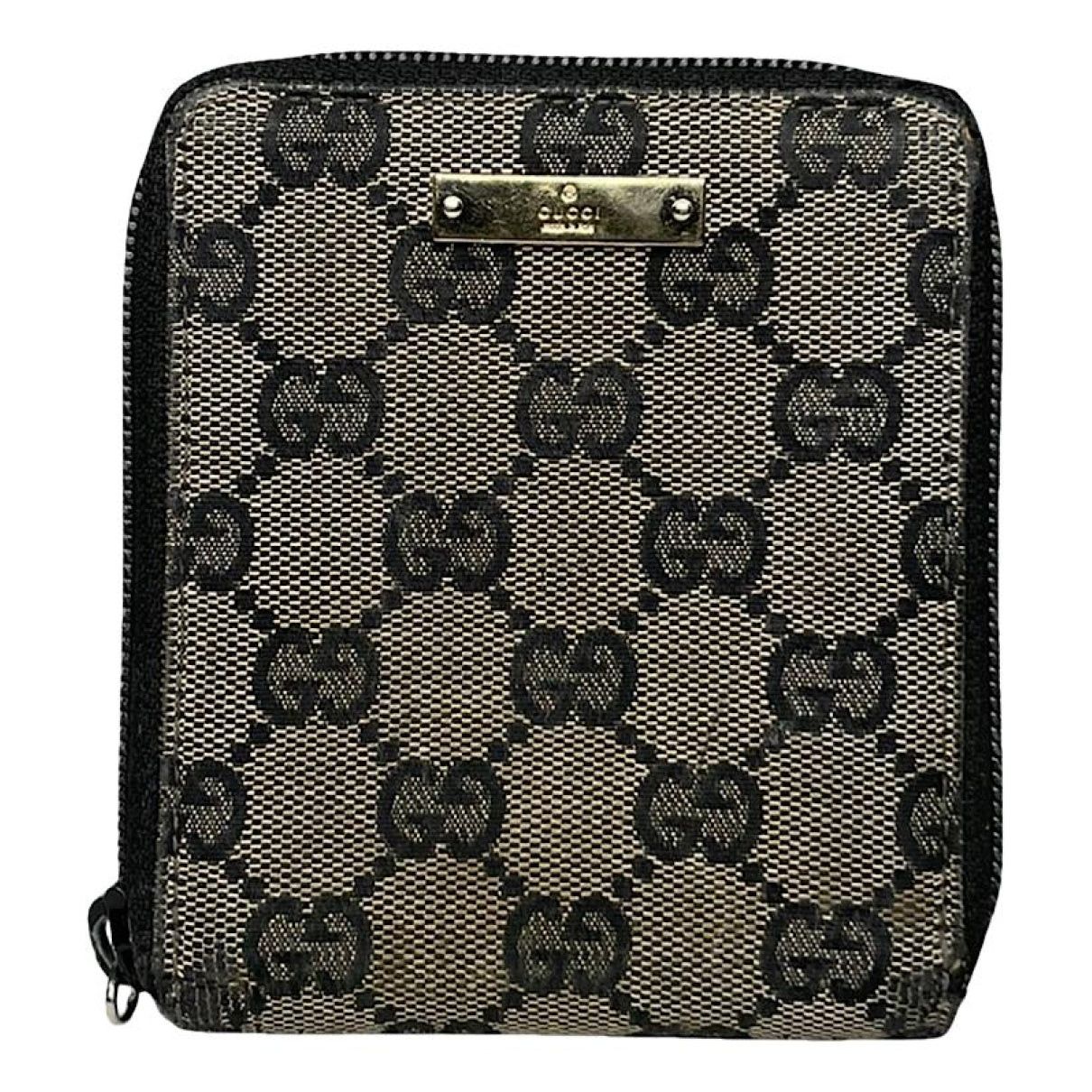 Gucci Horsebit 1955 Beige Cotton Wallet Size ONE SIZE - 1 Thumbnail