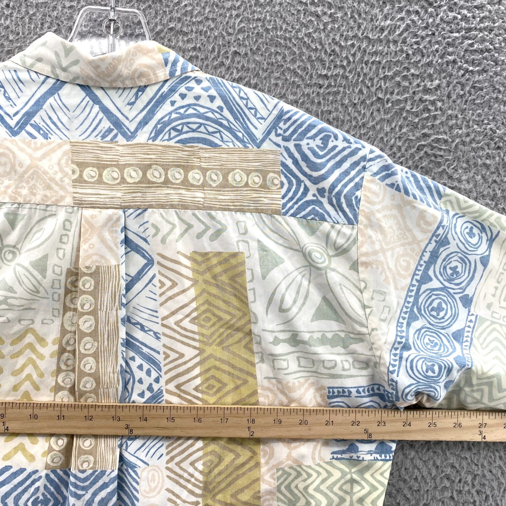 Tori Richard Tori Richard Shirt Mens Large Geometric Print Relaxed Cotton Casual 90s Hawaiian Size US L / EU 52-54 / 3 - 5 Thumbnail