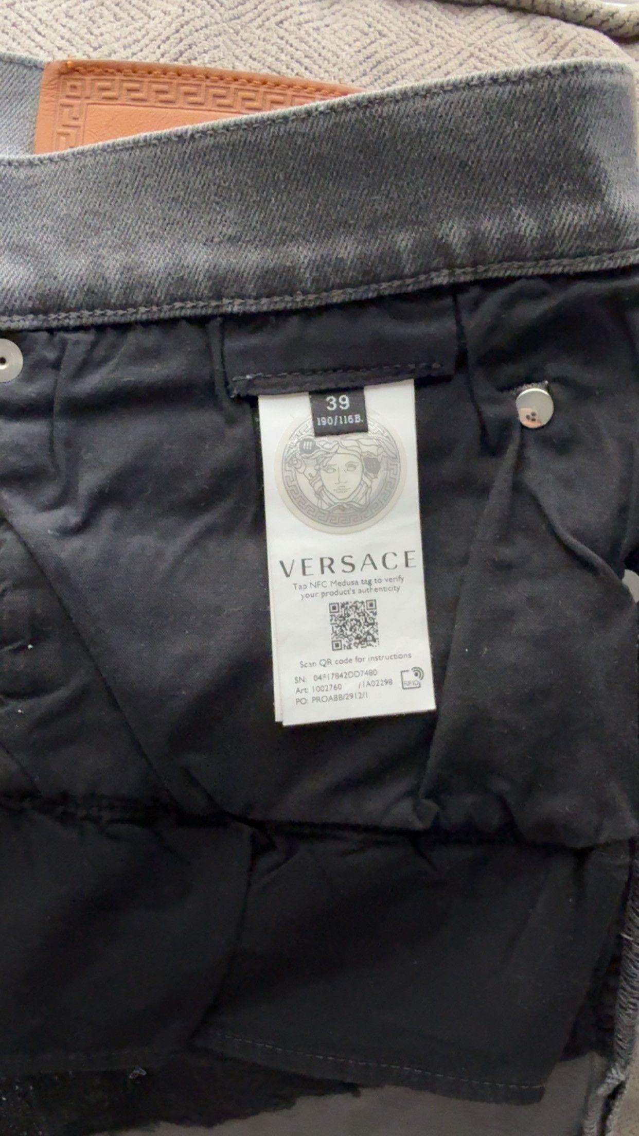 Versace Authentic Versace Medusa Embroidered Denim Jeans Size US 39 - 5 Thumbnail