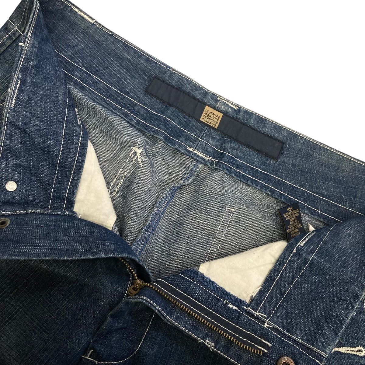 Marithe + Francois Girbaud 90's Denim Shuttle Pants Size US 34 / EU 50 - 3 Thumbnail