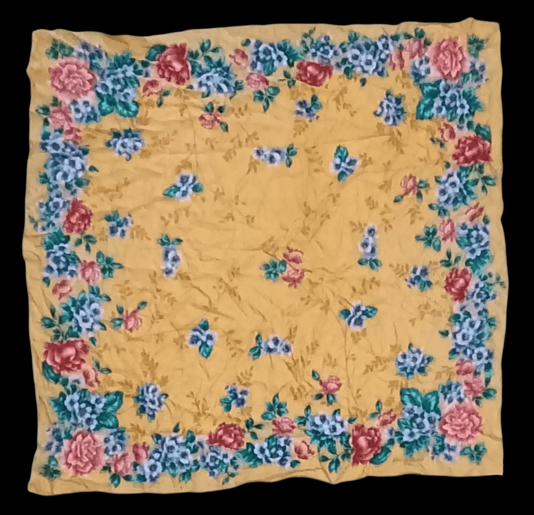 Japanese Brand PRINCESS FLORENCE FIRENZE FLORAL SCARVES Size ONE SIZE - 1 Thumbnail