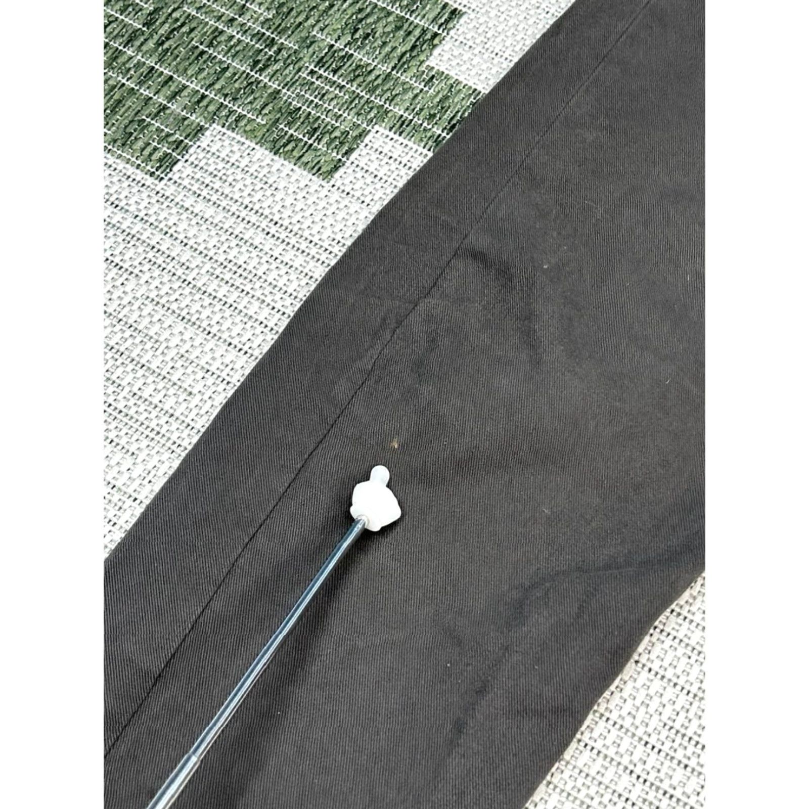 Levi's Levis 501 Jeans Mens Black Denim Tapered Leg Original Fit Logo Cotton 40x27 Size US 40 / EU 56 - 5 Thumbnail