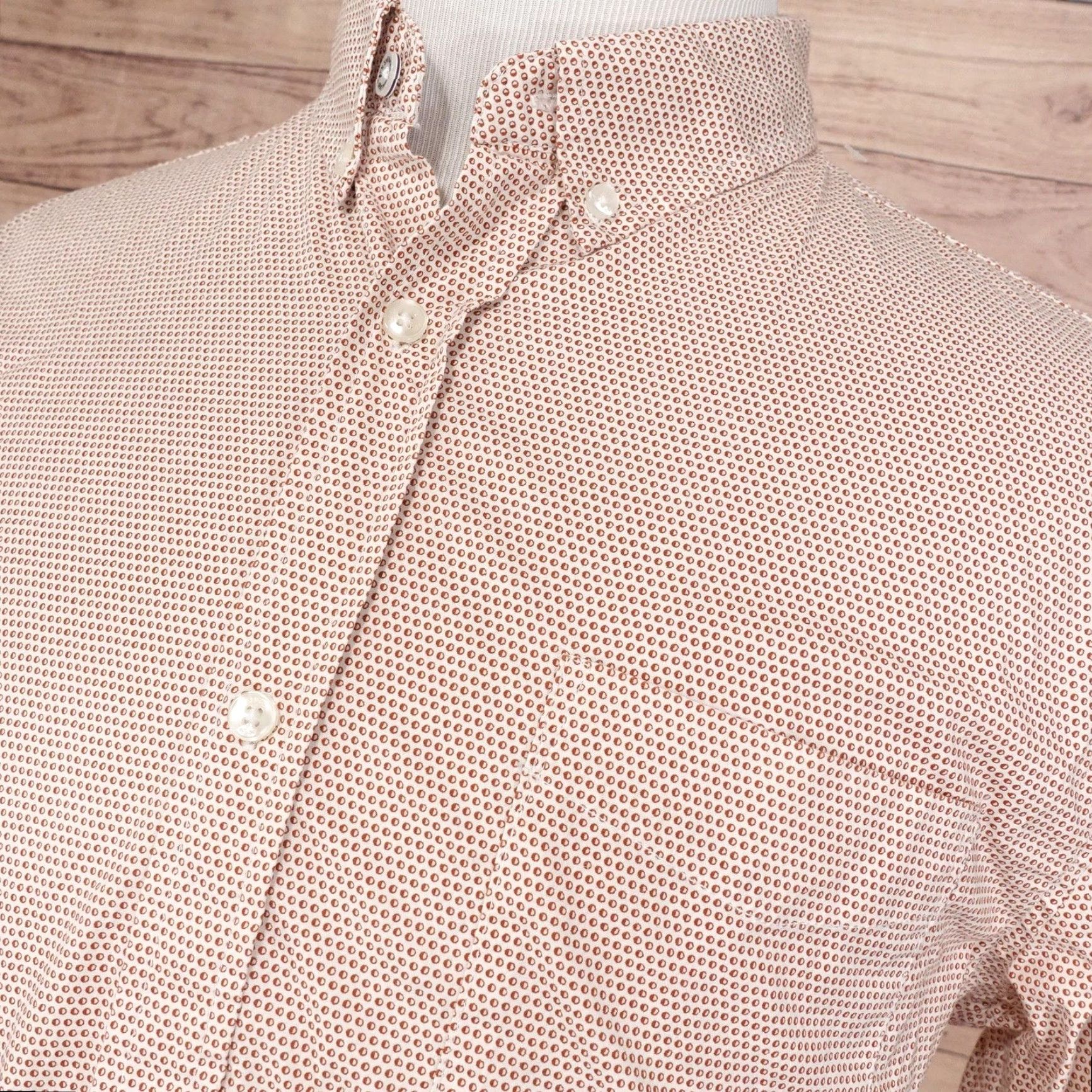 Ben Sherman Ben Sherman Shirt Mens L Geometric Long Sleeve Button-Up Regular Size US L / EU 52-54 / 3 - 2 Thumbnail