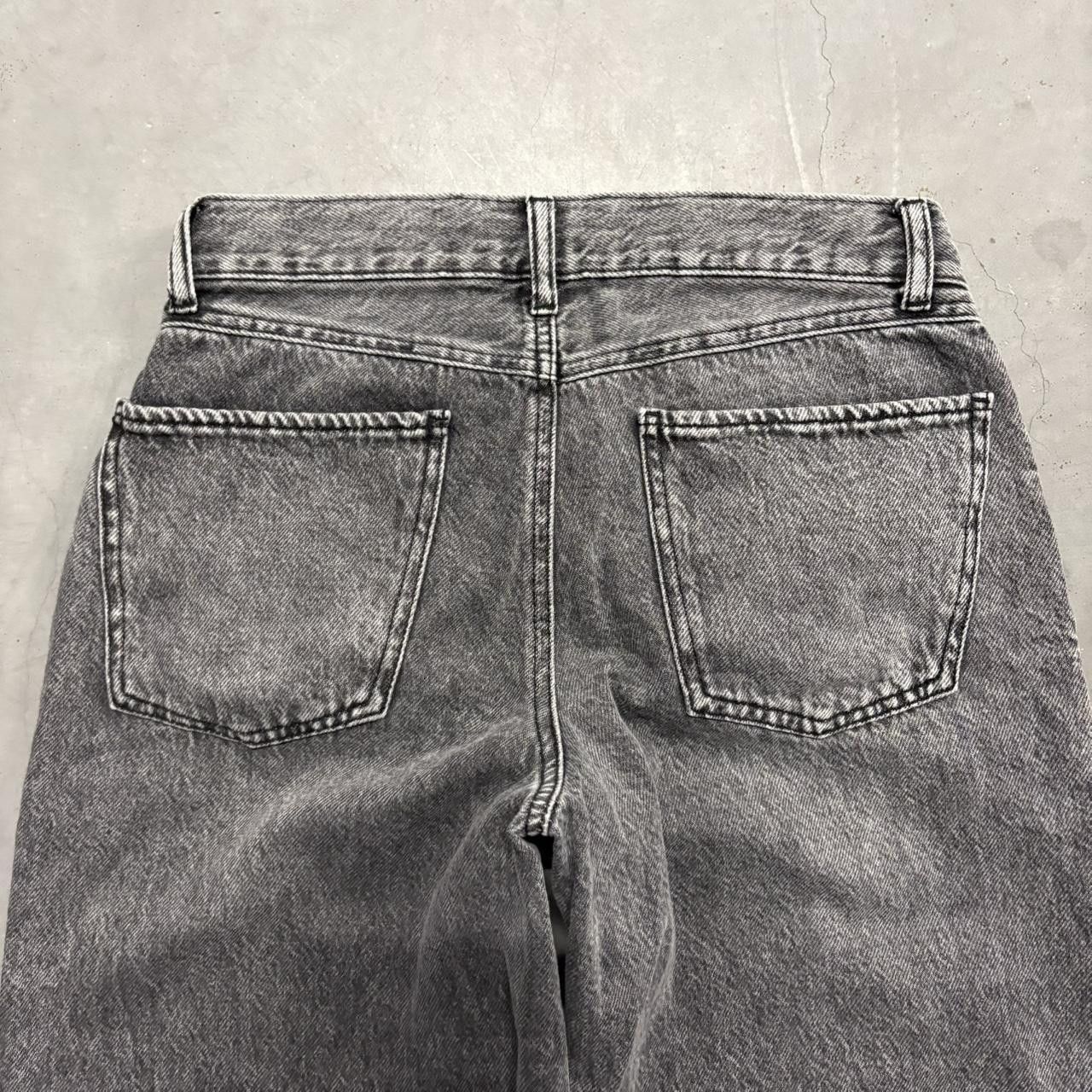 Vintage Crazy Vintage Y2K/2000s Super Baggy WideLeg Black Denim Jeans! Size 25" / US 0 / IT 36 - 5 Thumbnail