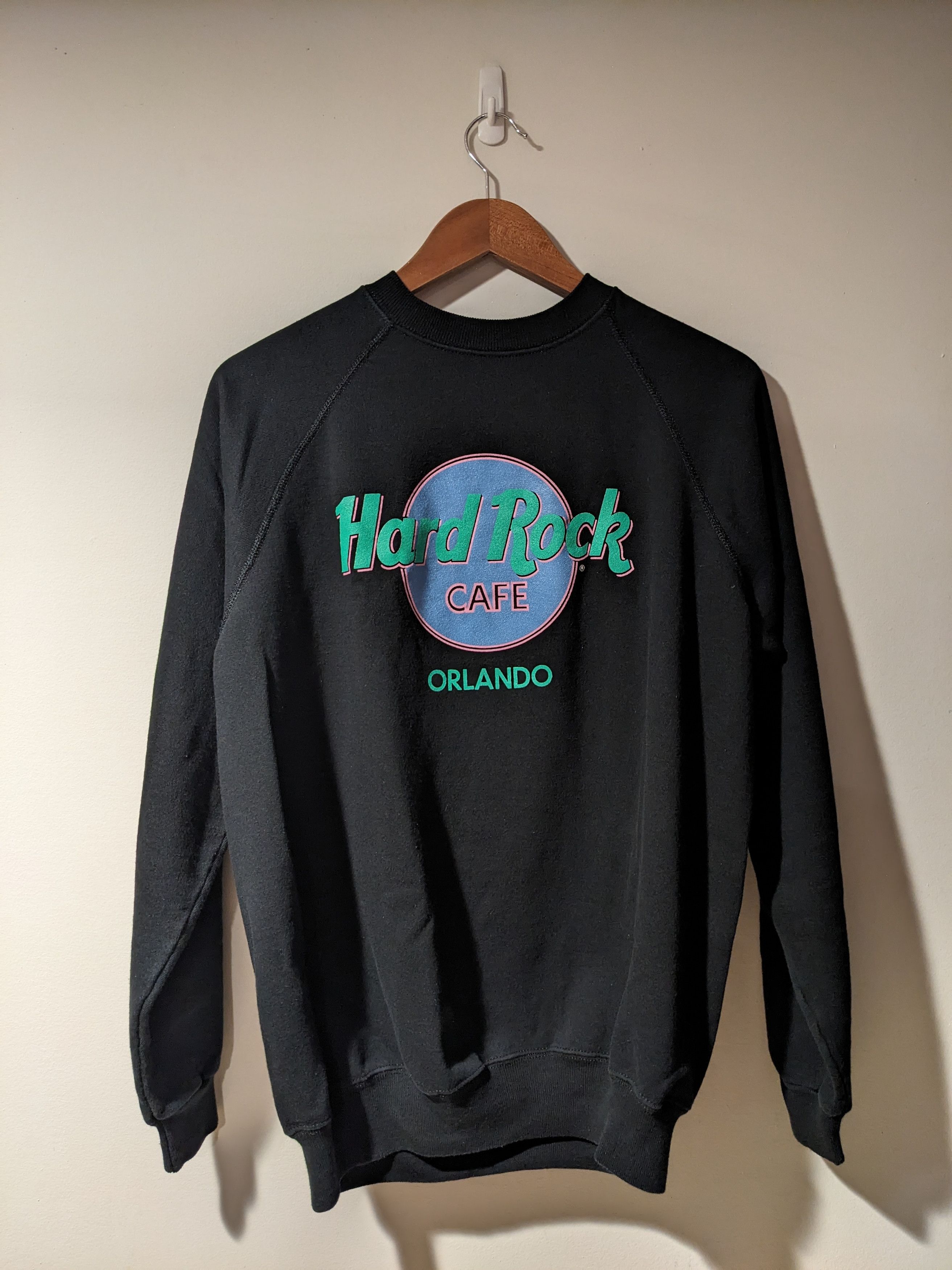 Hard Rock Cafe × Vintage Vintage 90s Hard Rock Cafe Orlando Logo X-Large Sweatshirt Size US XL / EU 56 / 4 - 1 Thumbnail