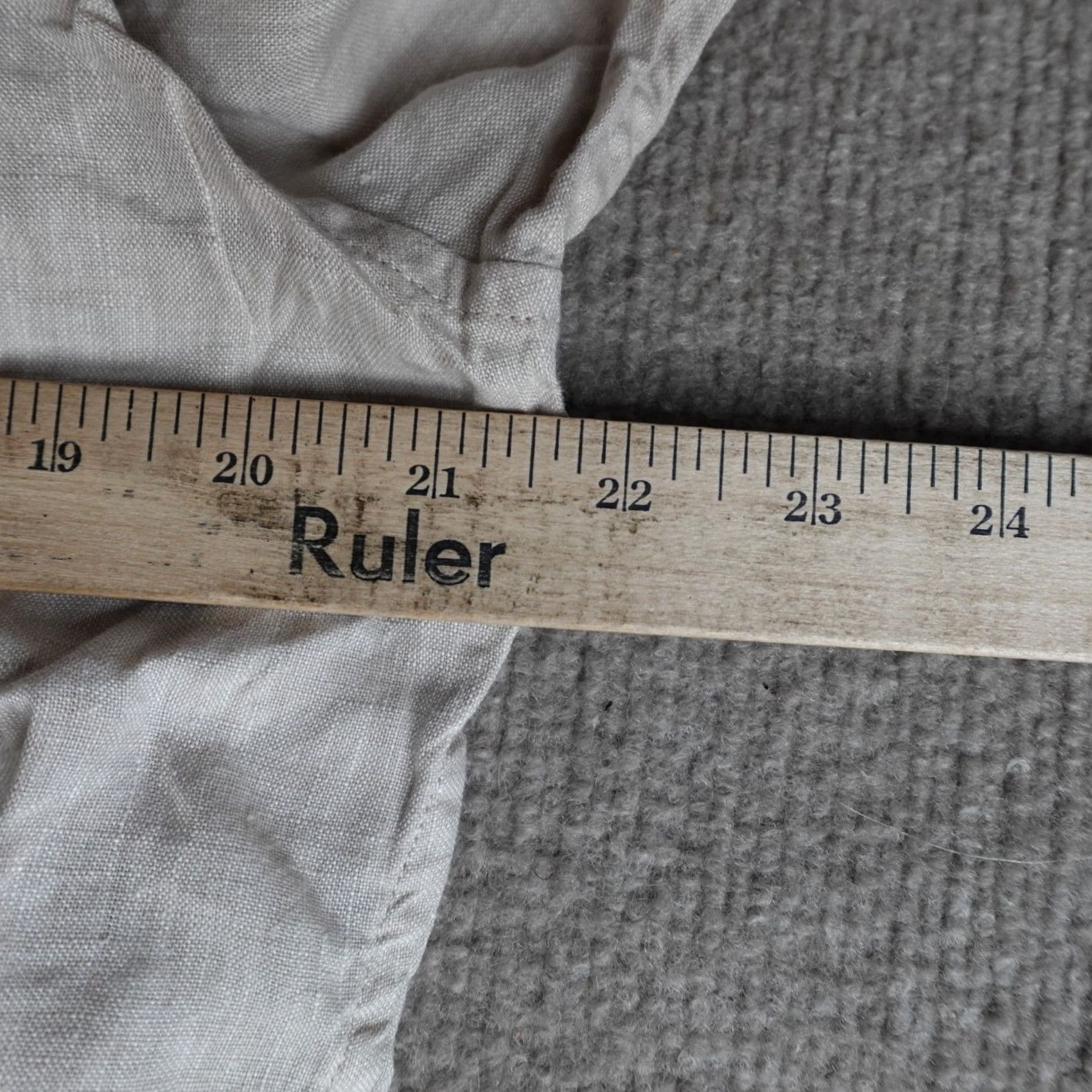 Uniqlo Uniqlo Shirt Long Sleeve Beige Solid Men L Linen Button-Up Casual Size US L / EU 52-54 / 3 - 4 Thumbnail