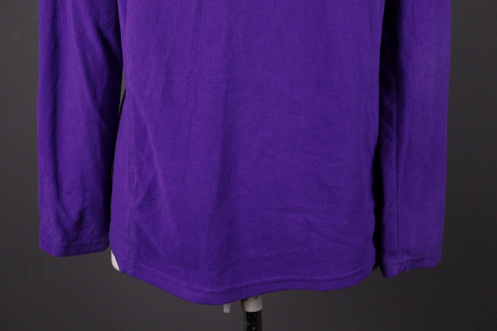 Designer Kari Traa Purple Full Zip Fleece Lightweight Jacket Size L Size L / US 10 / IT 46 - 9 Thumbnail
